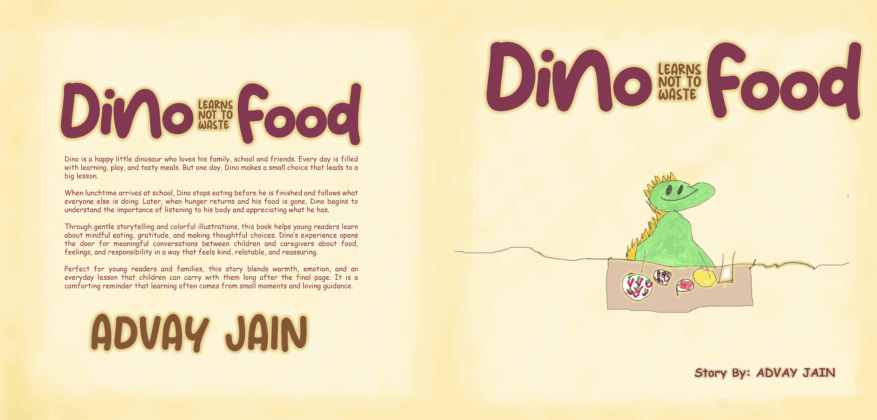 ‘Dino Learns Not To Waste Food’ 3-Year-Old’s Book Wins Guinness Record