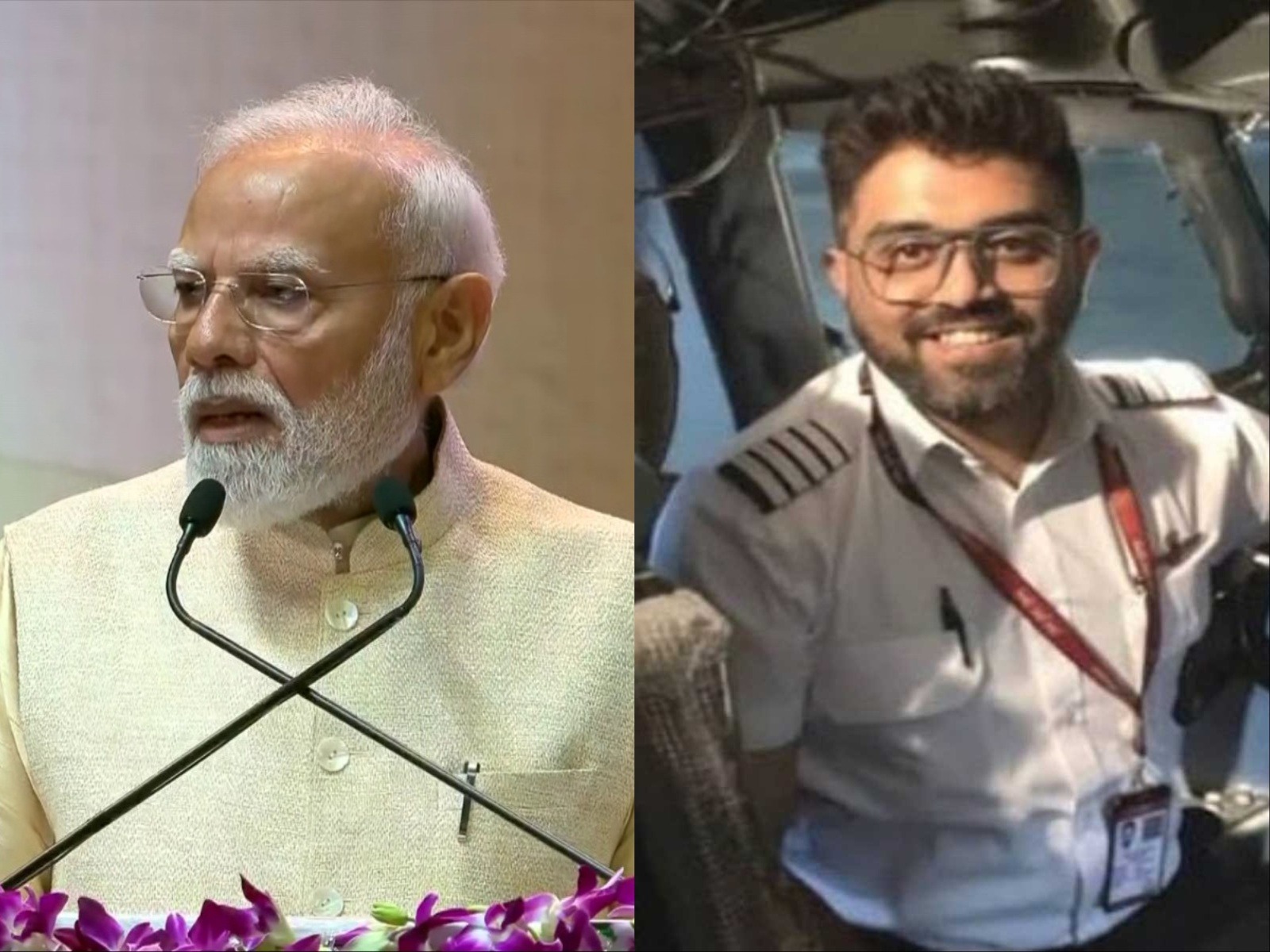 PM Narendra Modi, Capt Smit Machchhar (Photo/ANI/MEA)