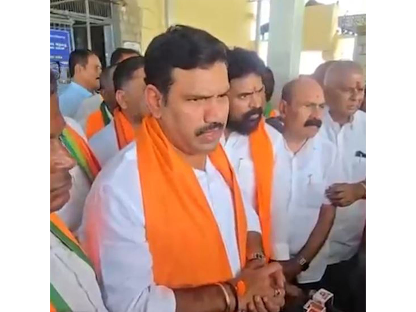 Karnataka BJP State President BY Vijayendra (Photo/ANI)