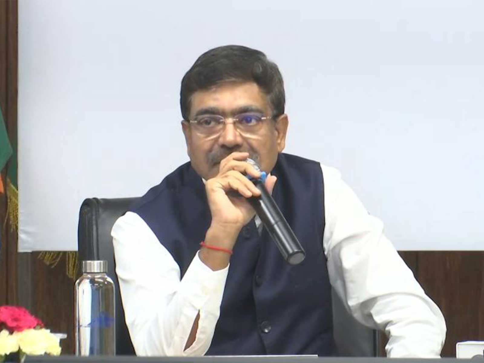 Civil Aviation Secretary Samir Kumar Sinha (Photo/ANI)