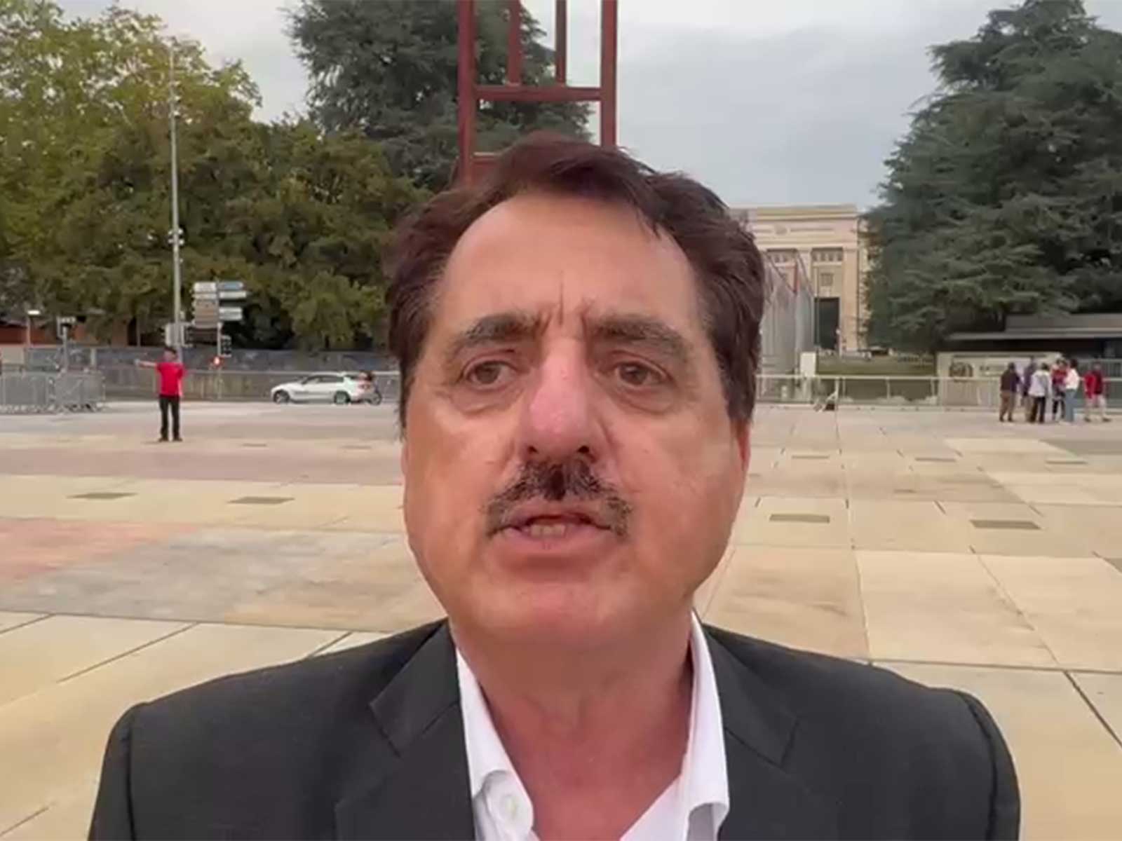 Habib ur Rehman, Secretary, International Affairs, Jammu Kashmir People’s National Party (Photo/ANI)