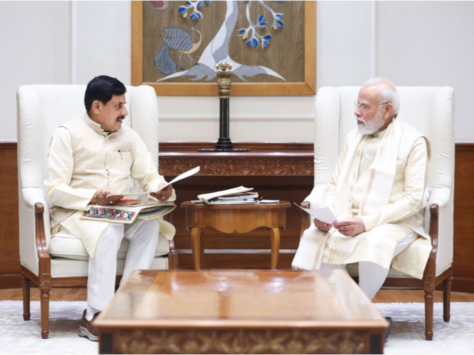 MP CM Mohan Yadav and PM Narendra Modi (Photo:X/@PMOIndia) MP CM Mohan Yadav and PM Narendra Modi (Photo:X/@PMOIndia)