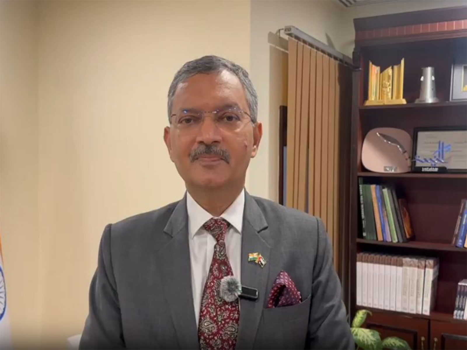 Indian Ambassador to UAE Deepak Mittal (Photo/X/@AIRNewsHindi)