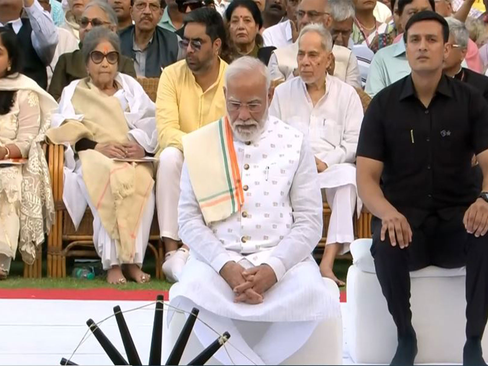 Prime Minister Narendra Modi at Gandhi Smriti (Photo/ANI)