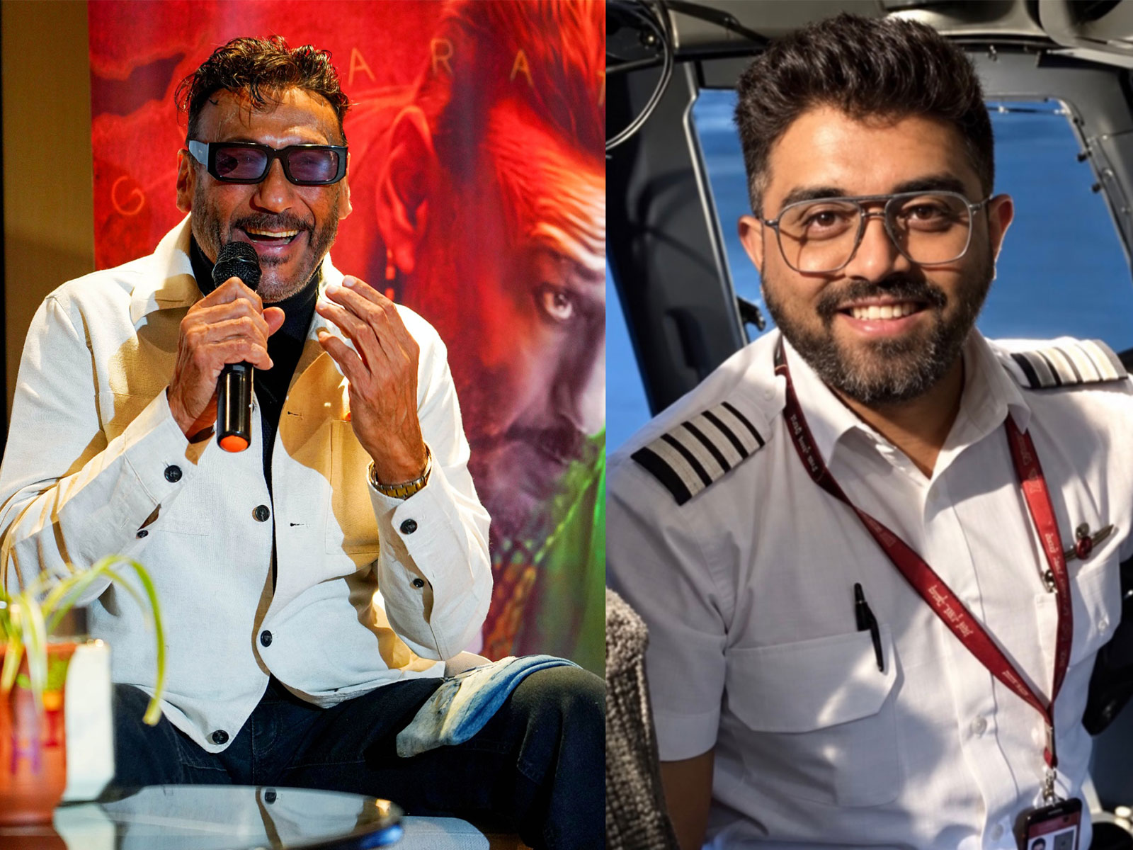 Jackie Shroff, Captain Smit Machchhar (Photo/ANI, @indemtel)