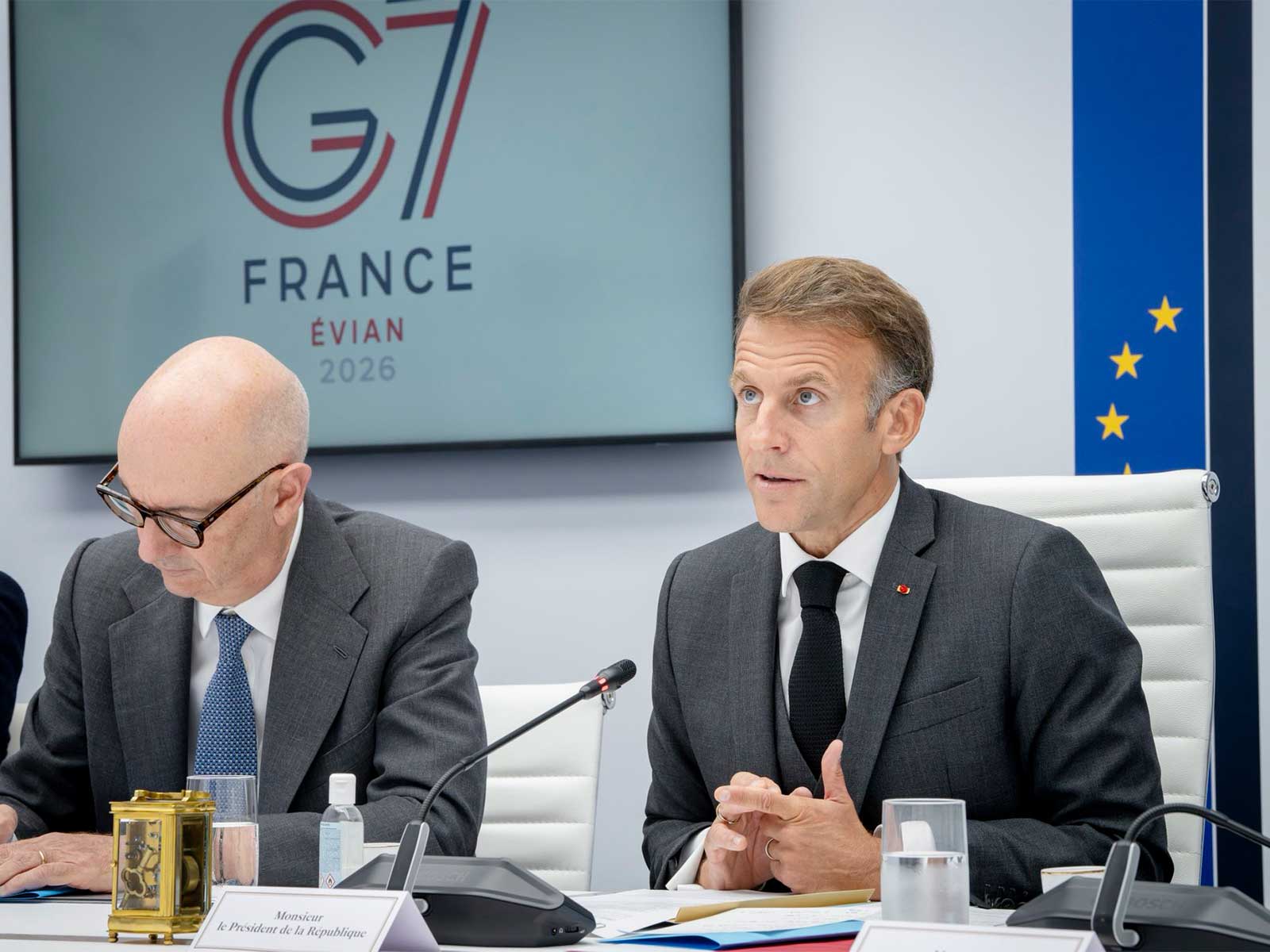 French President Emmanuel Macron convenes videoconference of G7 leaders (Photo/X.@EmmanuelMacron)