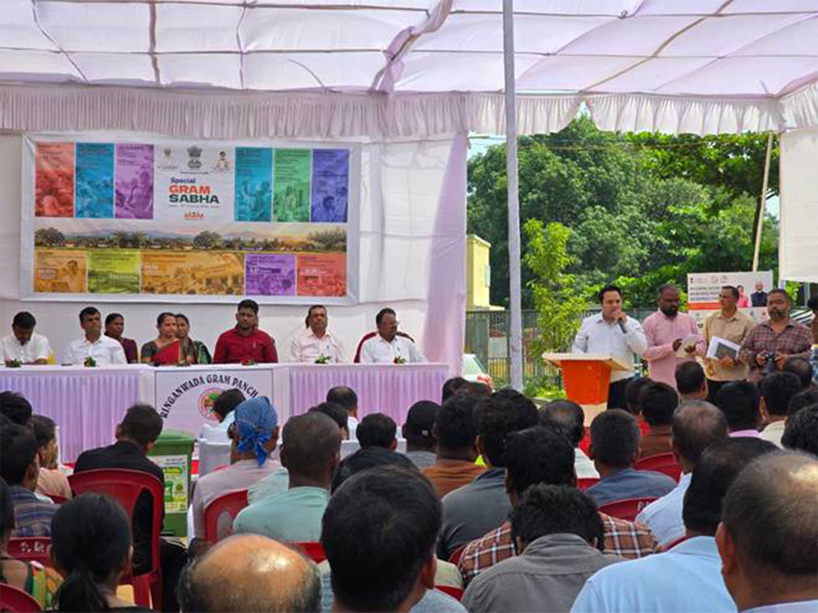 Special Gram Sabhas were held across the country (Photo/PIB)