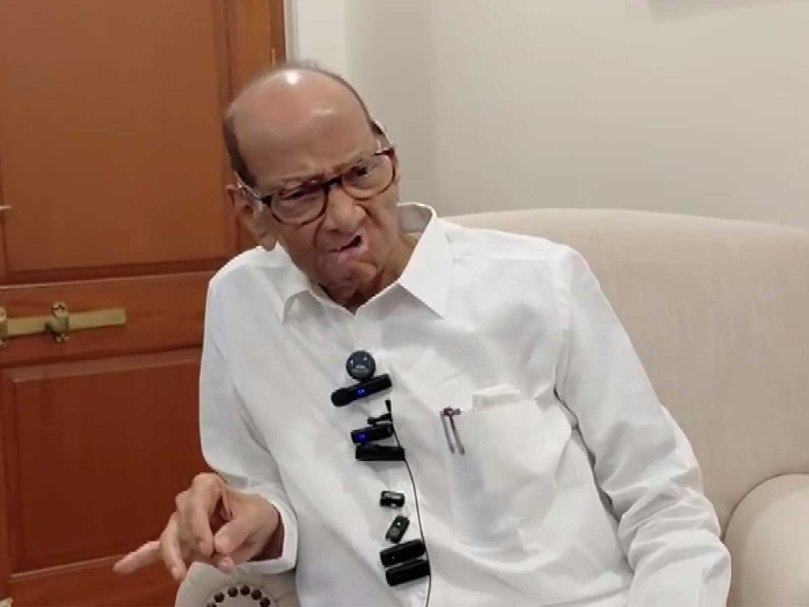 NCP-SP chief Sharad Pawar (Photo/ANI)