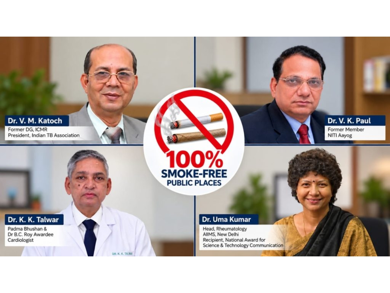 3.25 lakh Indians die annually from second-hand smoke: Experts seek 100% smoke-free public places 3.25 lakh Indians die annually from second-hand smoke: Experts seek 100% smoke-free public places