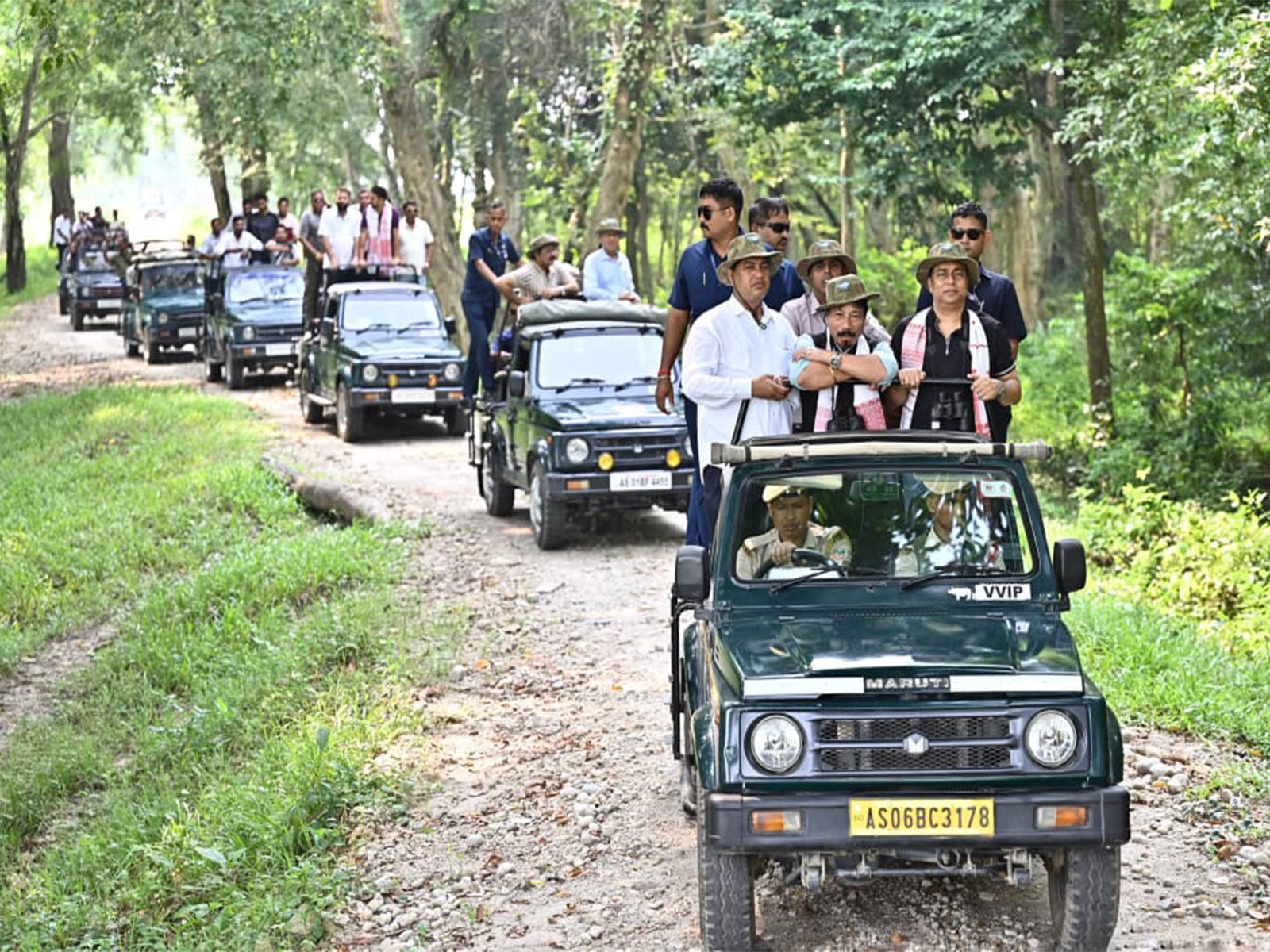 Jeep safaris in Kaziranga National Park commenced for 2026–27 tourism season (Photo/ANI)