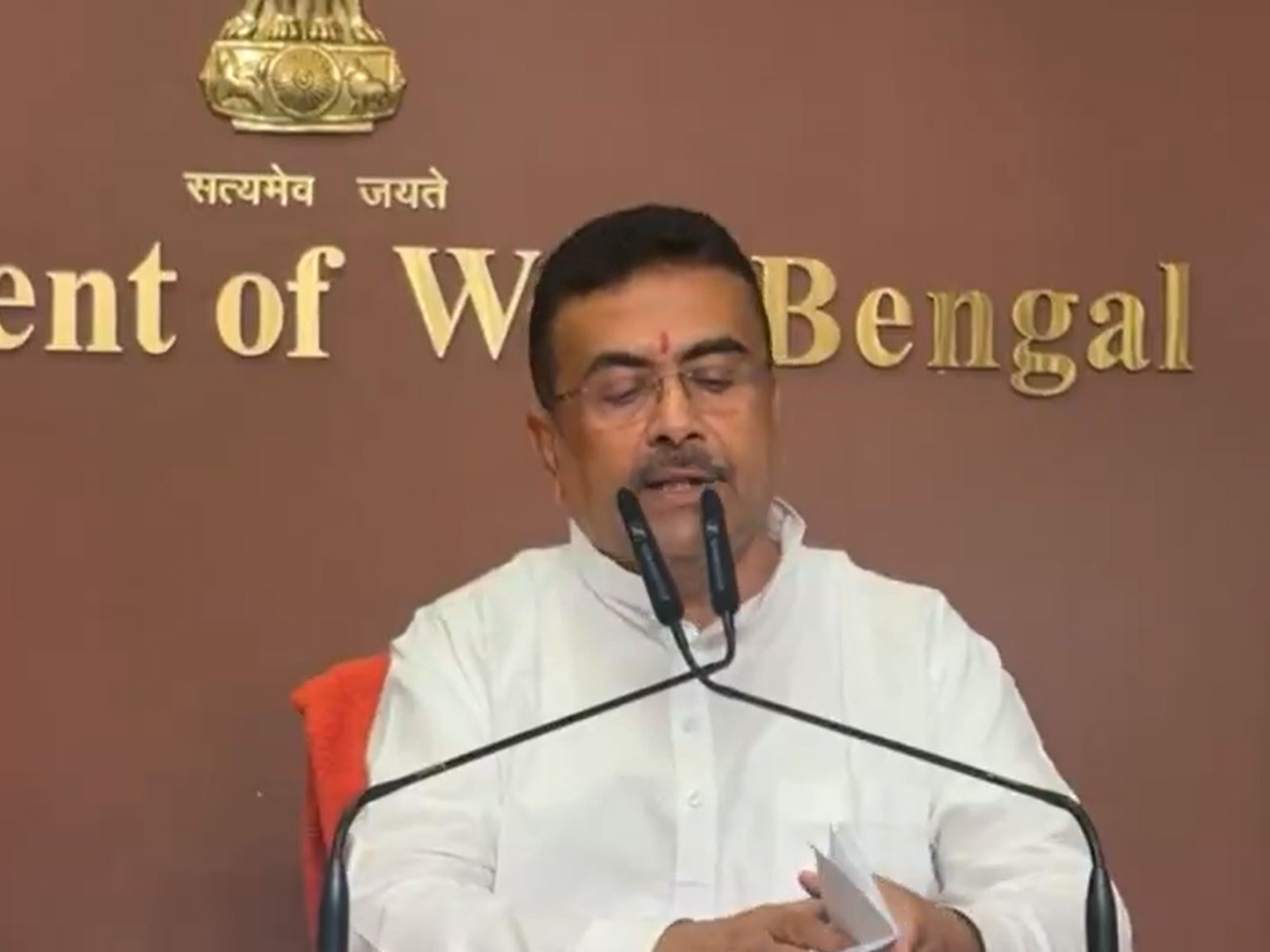 West Bengal Chief Minister Suvendu Adhikari (Photo: ANI)