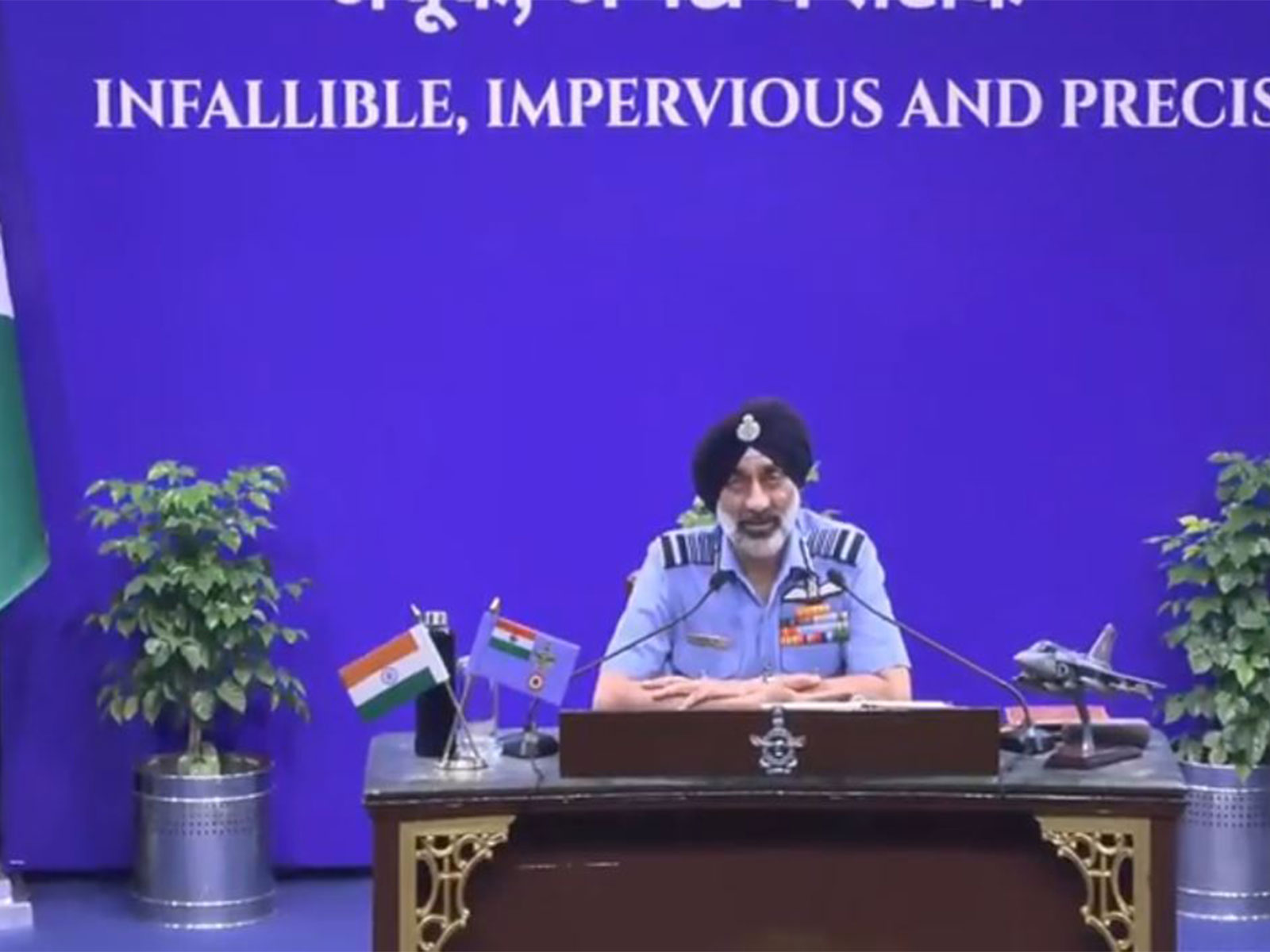 Indian Air Force Chief Air Chief Marshal Amar Preet Singh (Photo/ANI) Indian Air Force Chief Air Chief Marshal Amar Preet Singh (Photo/ANI)