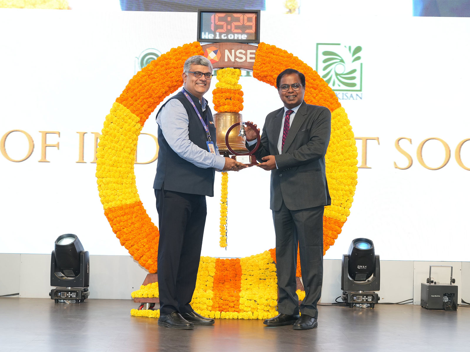 NABKISAN Finance Limited lists India’s first WASH-focused social bond on NSE (Photo/X@NSEIndia) NABKISAN Finance Limited lists India’s first WASH-focused social bond on NSE (Photo/X@NSEIndia)