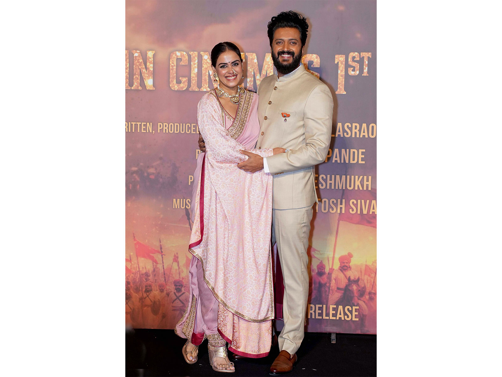 Riteish Deshmukh, Genelia Deshmukh (File photo/ANI)