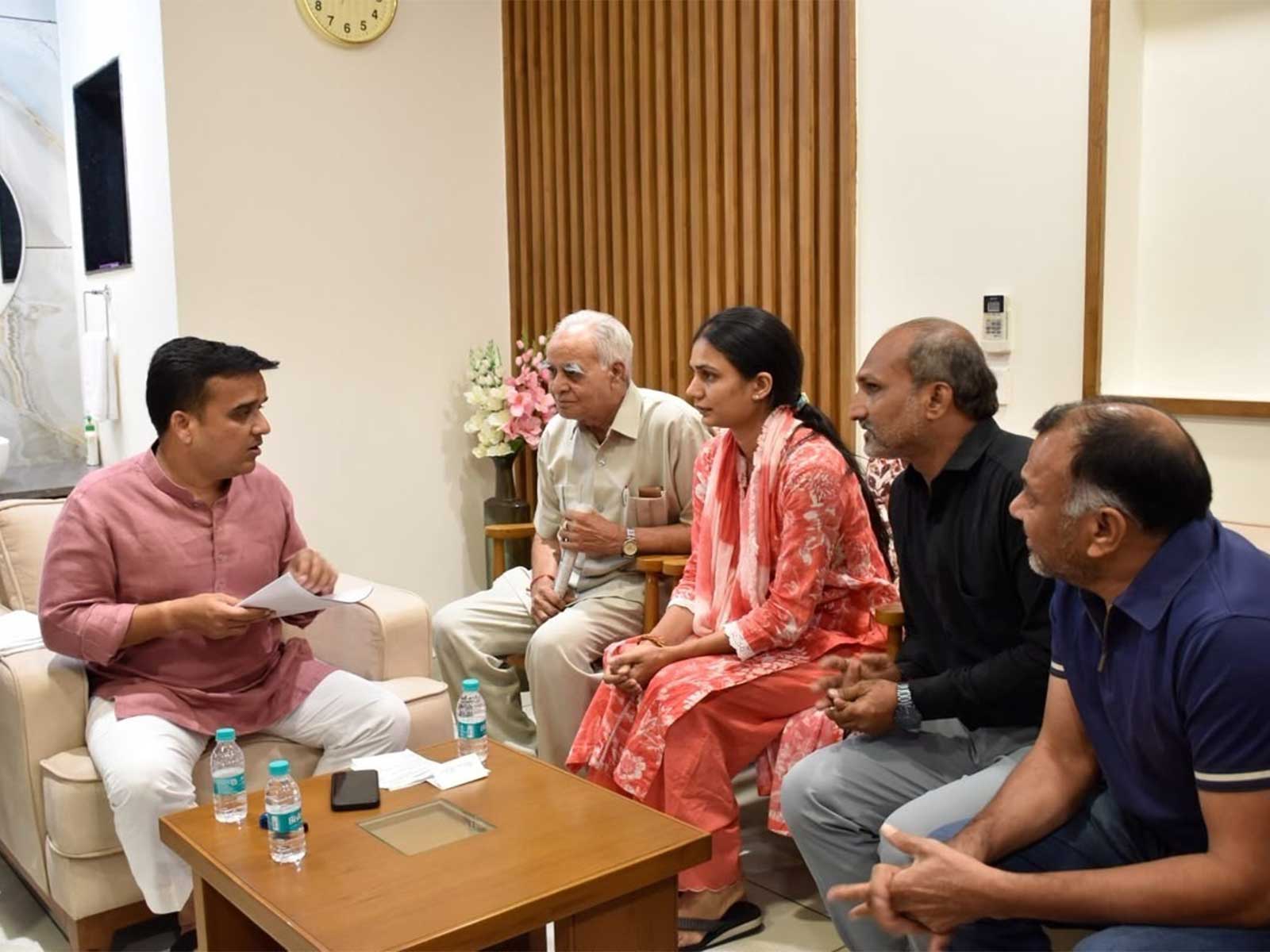 Gujarat Dy CM Sanghavi holds Jan Sampark Programme at Surat Circuit House (Photo: Gujarat/CMO) Gujarat Dy CM Sanghavi holds Jan Sampark Programme at Surat Circuit House (Photo: Gujarat/CMO)