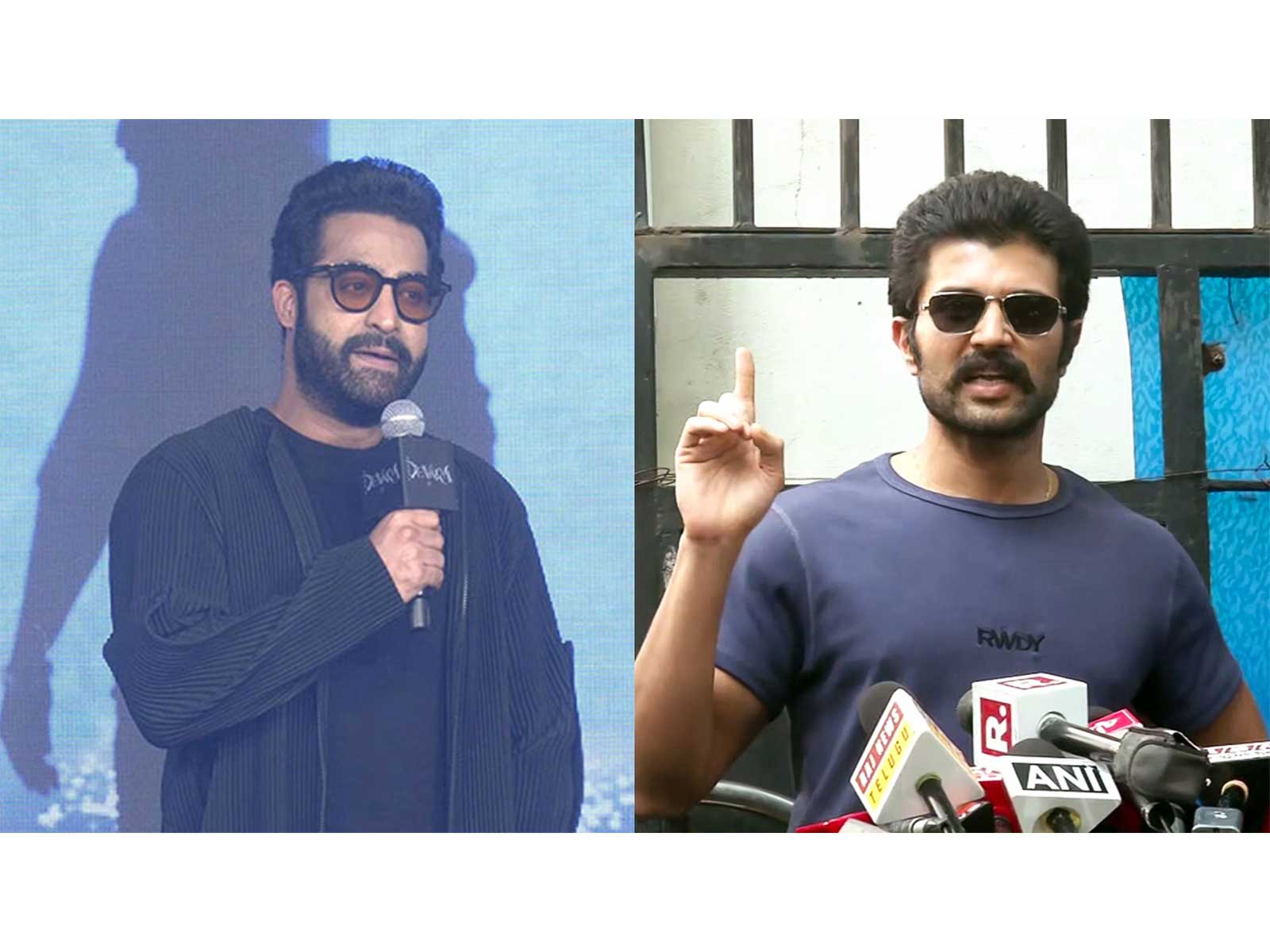 Vijay Deverakonda supports Jr NTR (File photo/ANI)