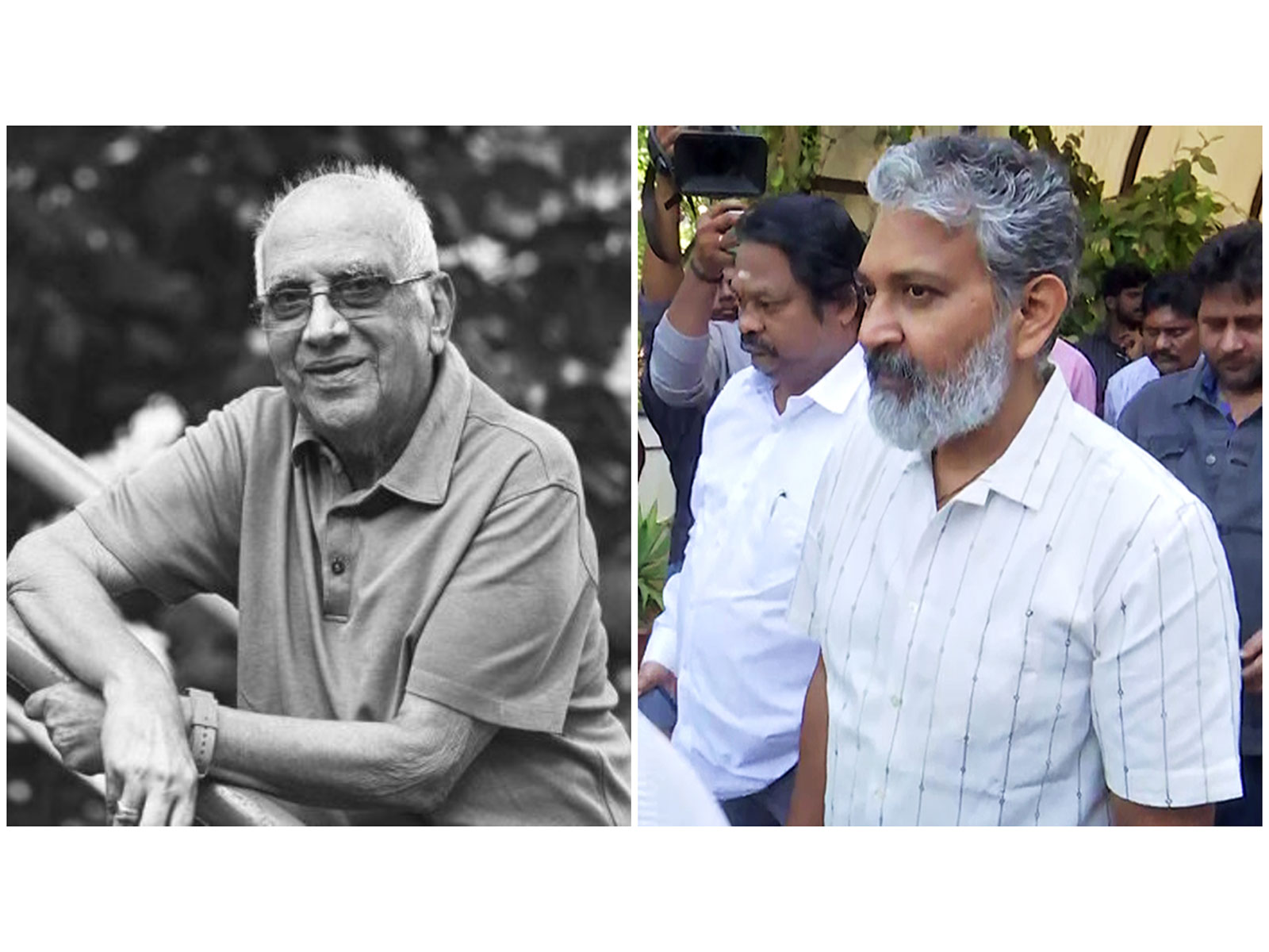Singeetam Srinivasa Rao (L) SS Rajamouli (R) (File Photos/X/@@ysjagan/ANI) Singeetam Srinivasa Rao (L) SS Rajamouli (R) (File Photos/X/@@ysjagan/ANI)