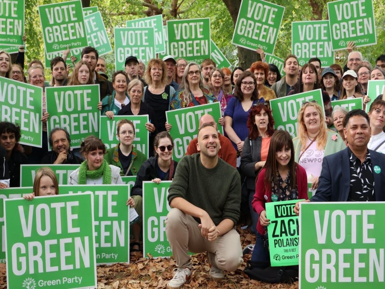 UK Green Party Leader Zack Polanski with supporters (Photo/X@ZackPolanski) UK Green Party Leader Zack Polanski with supporters (Photo/X@ZackPolanski)