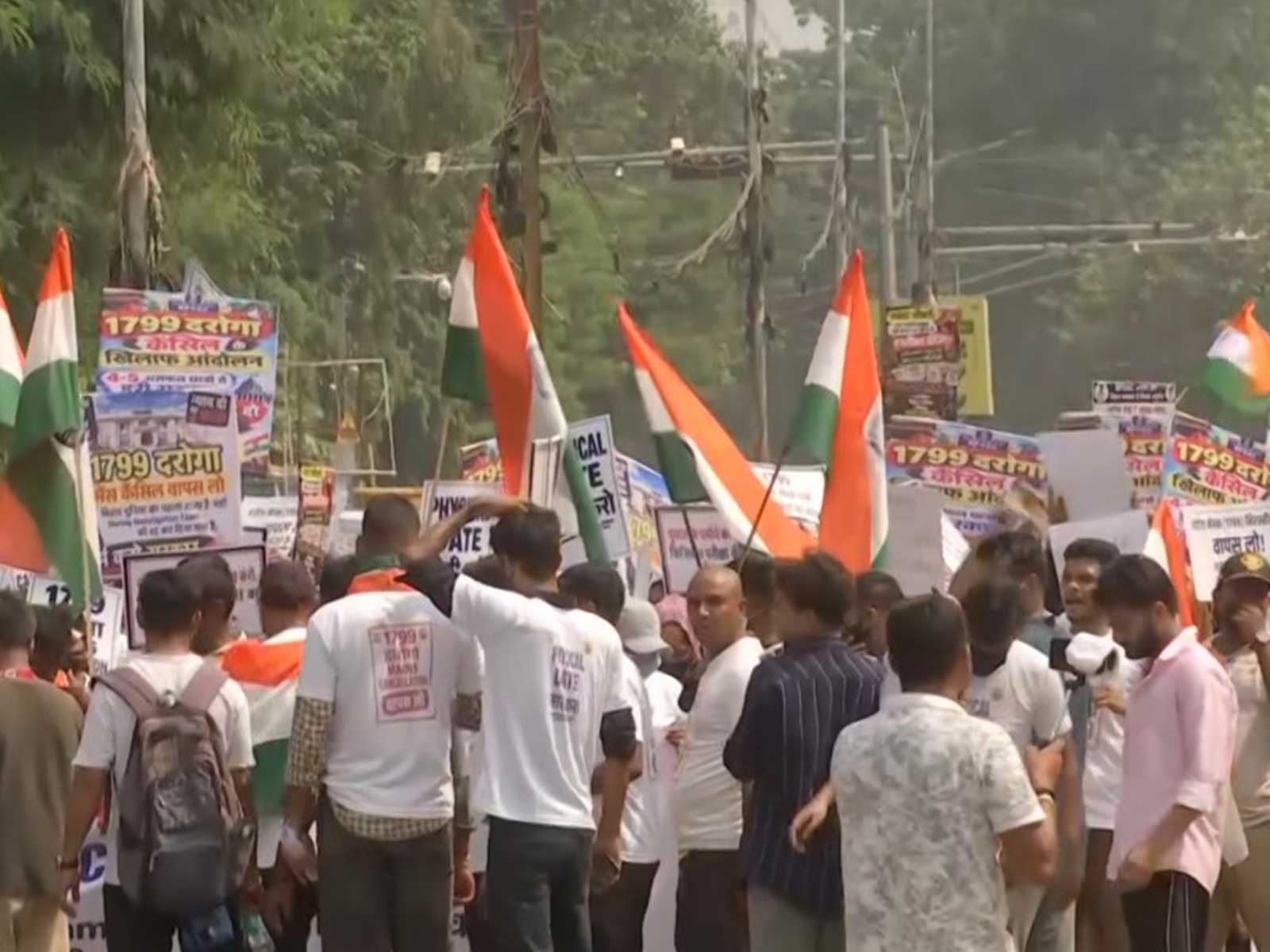 Visual from the protest site (Photo/ANI)