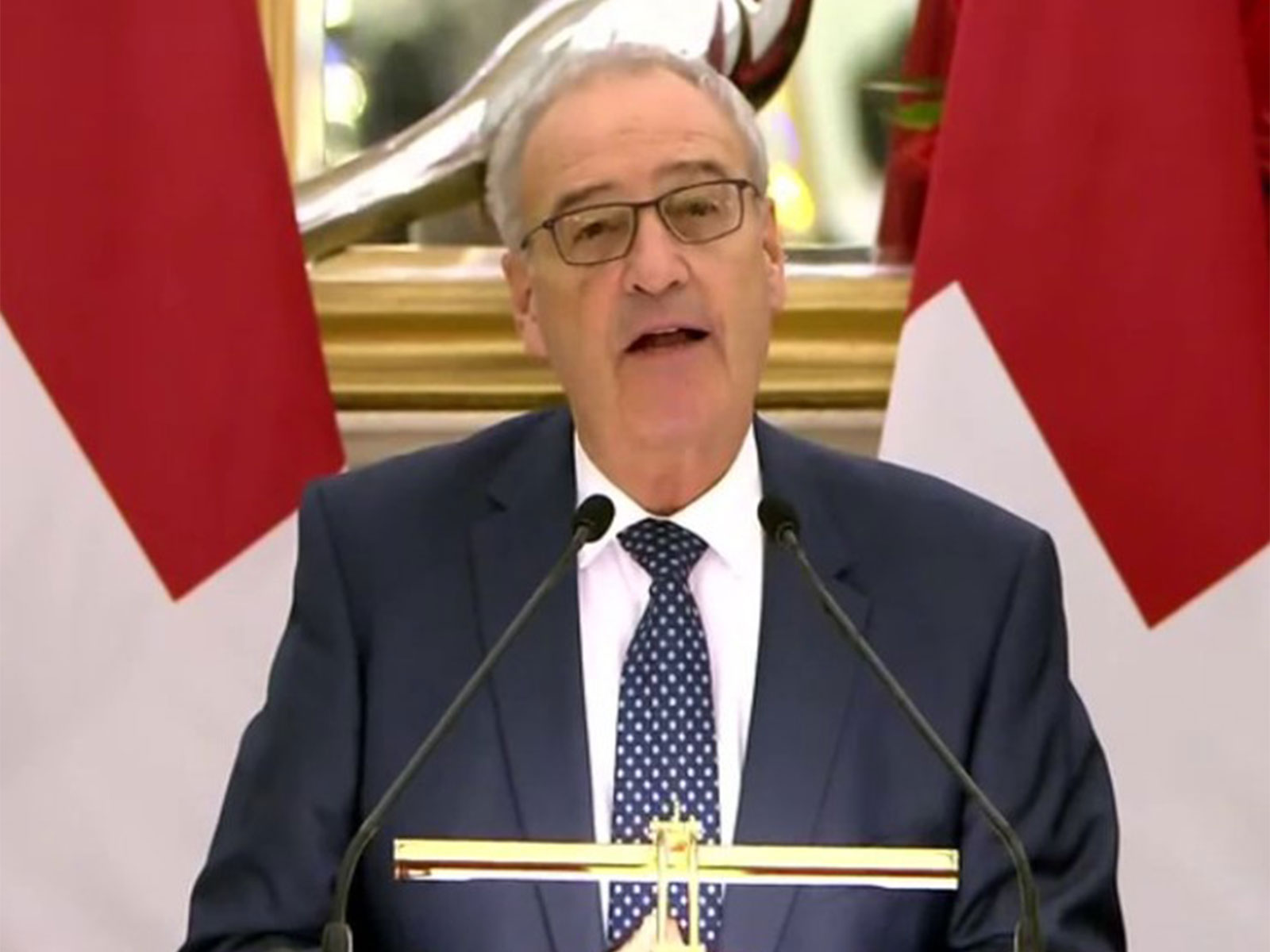 Swiss President Guy Parmelin (Photo/ANI) Swiss President Guy Parmelin (Photo/ANI)