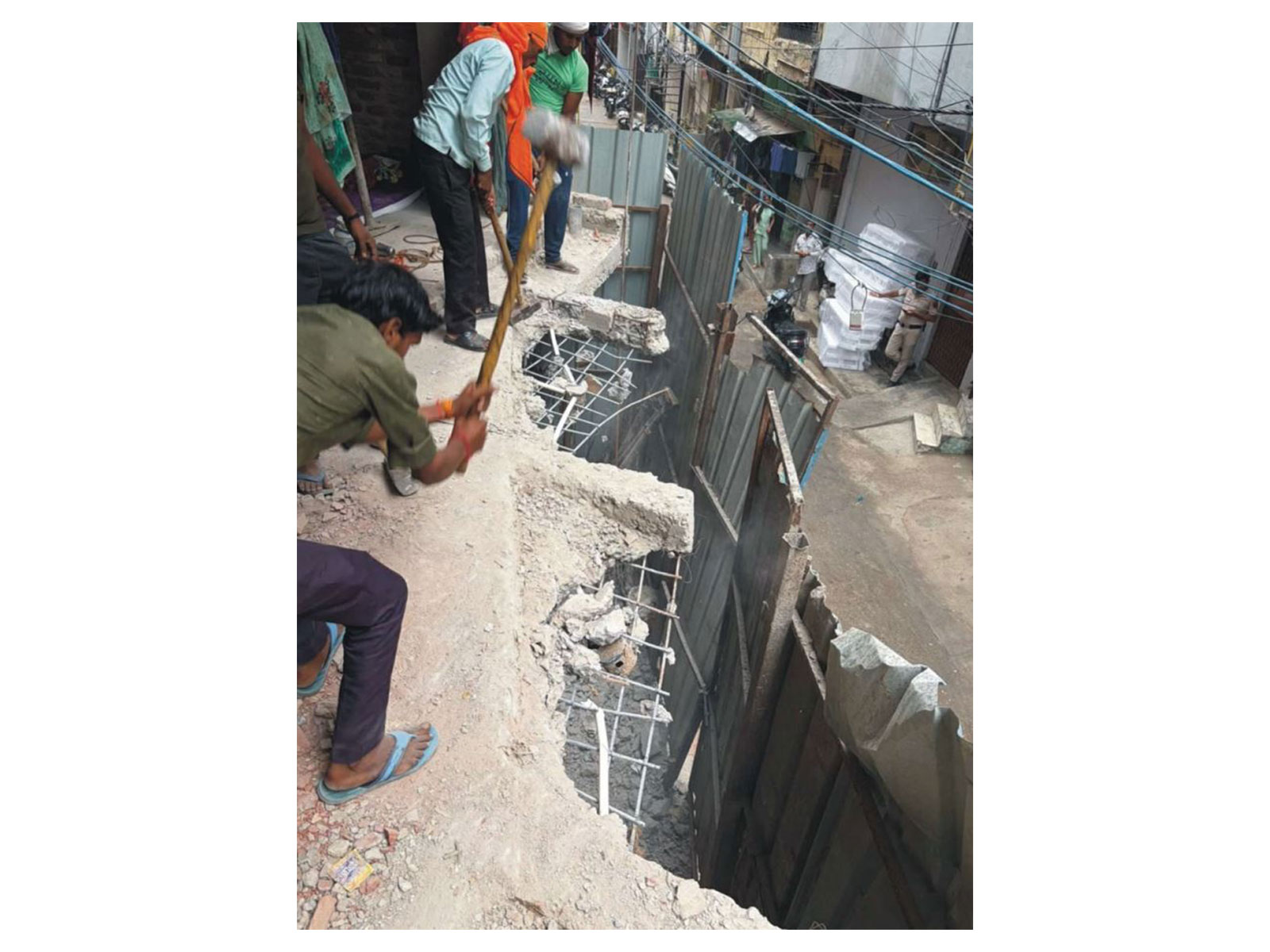 Visual during demolition process (Photo: MCD) Visual during demolition process (Photo: MCD)