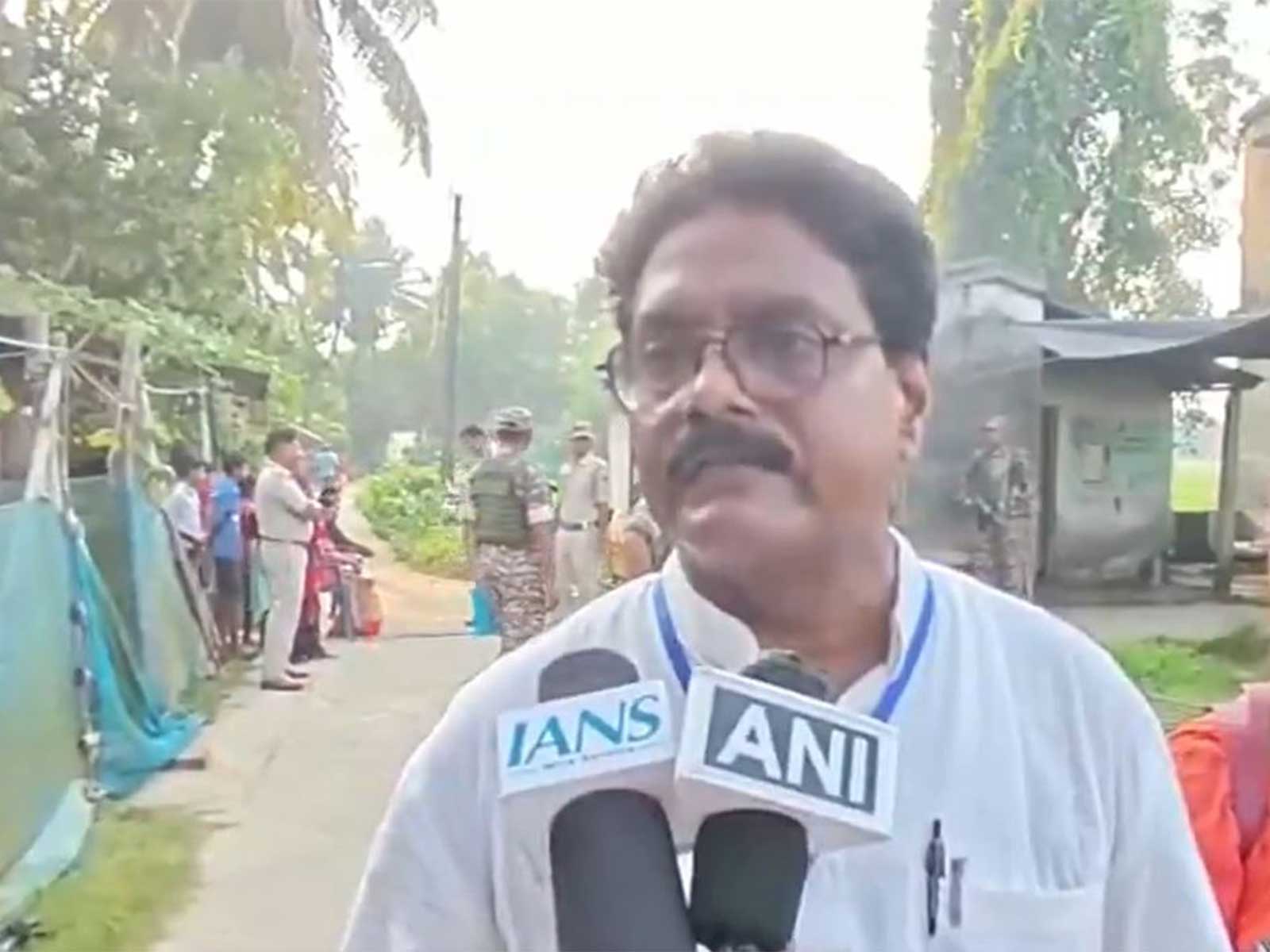 Congress candidate for Nandigram Assembly by-election, Milan Pradhan (Photo/ANI)