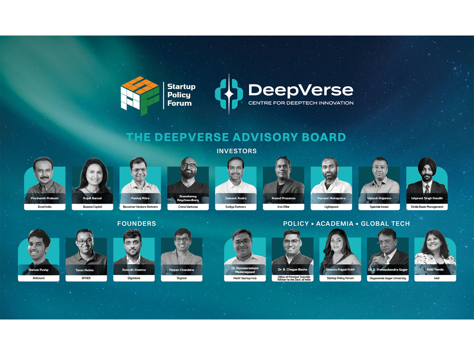 30 Investors, Founders and Policymakers join DeepVerse, Startup Policy Forum's Centre for DeepTech Innovation 30 Investors, Founders and Policymakers join DeepVerse, Startup Policy Forum's Centre for DeepTech Innovation