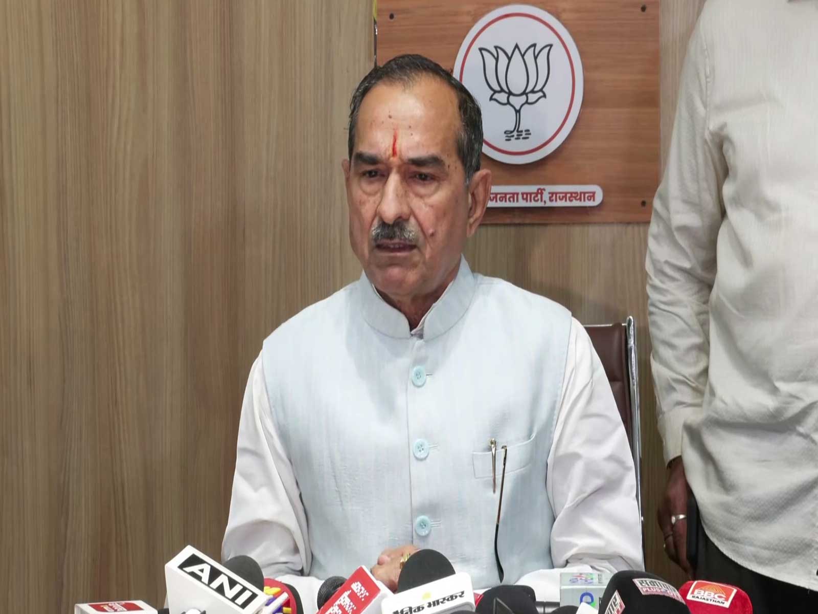 Rajasthan BJP President Madan Rathore (Photo/ANI)