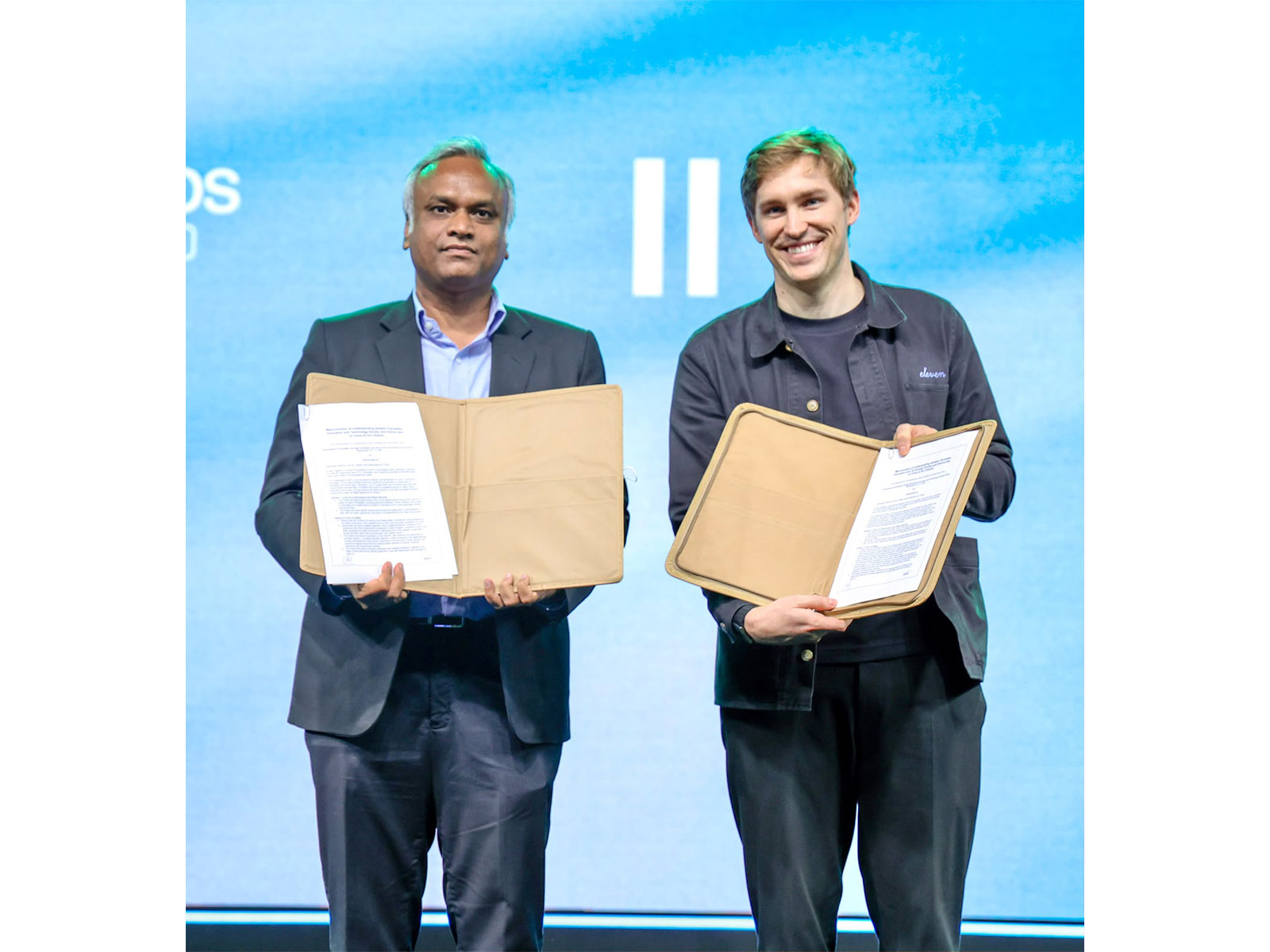 Karnataka Home Minister Priyank Kharge with atiusz 