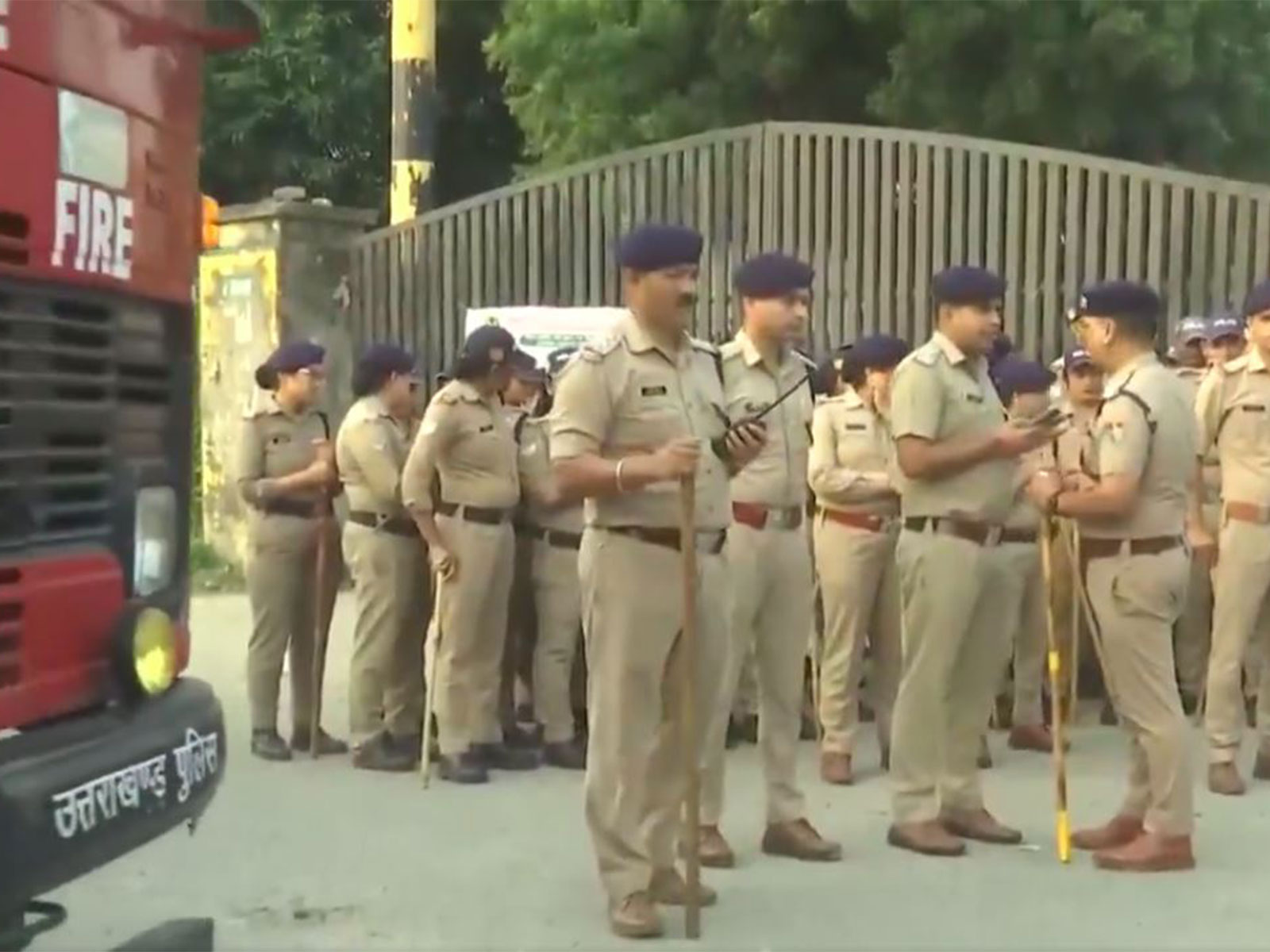 Security arrangement at the vote counting centre (Photo/ANI) Security arrangement at the vote counting centre (Photo/ANI)