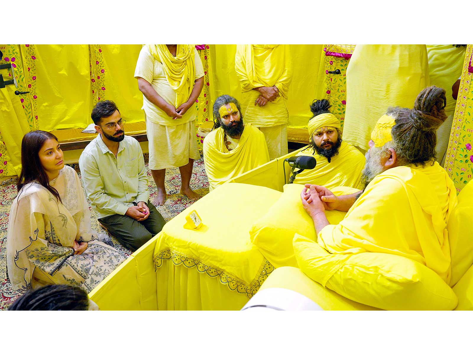 Virat Kohli and Anushka Sharma at Premanand Ji Maharaj's Ashram, Vrindavan (File Photo/ANI) Virat Kohli and Anushka Sharma at Premanand Ji Maharaj's Ashram, Vrindavan (File Photo/ANI)