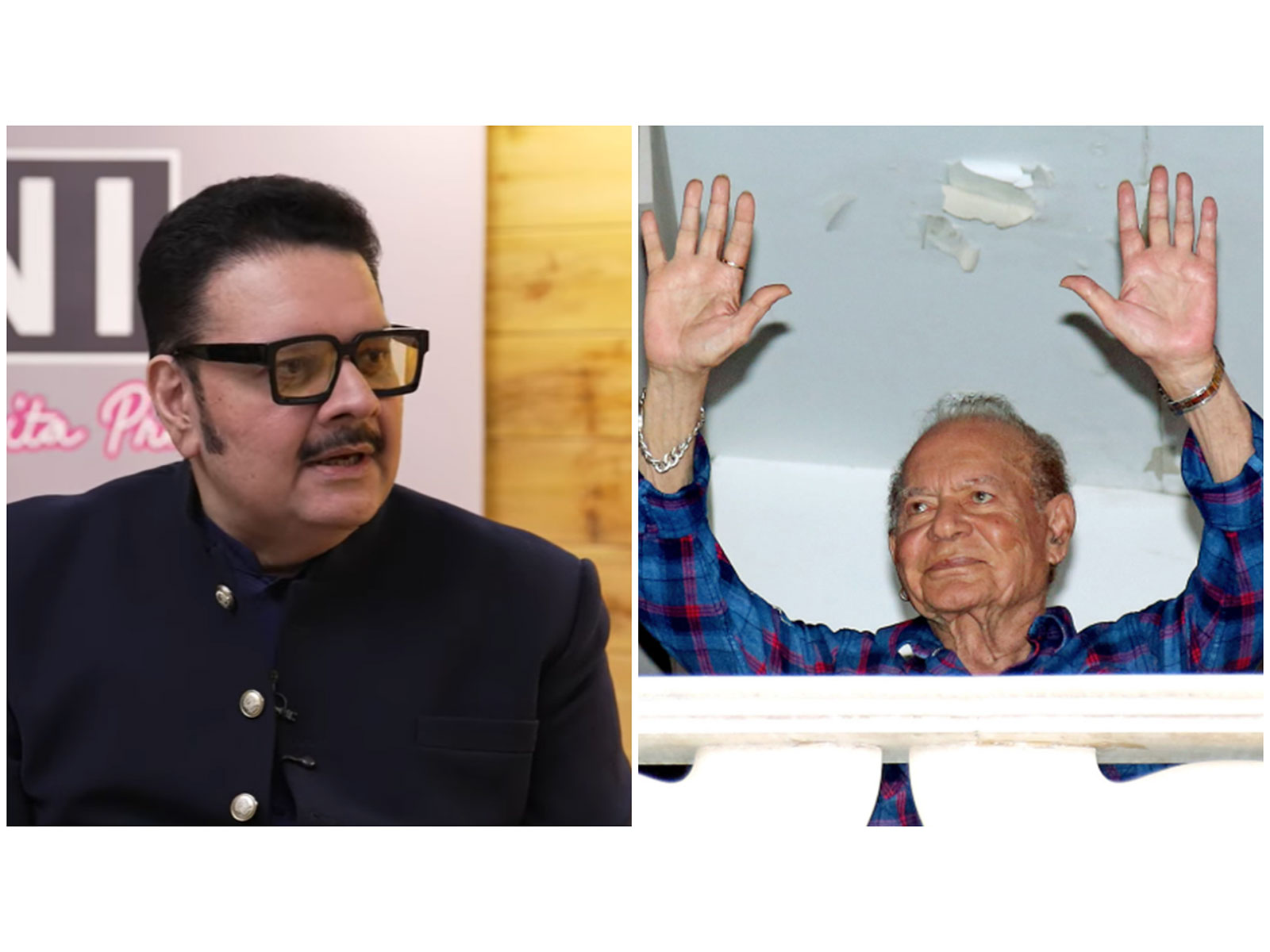  Shehzad Khan (L) Salim Khan (R) (Photos/ANI)