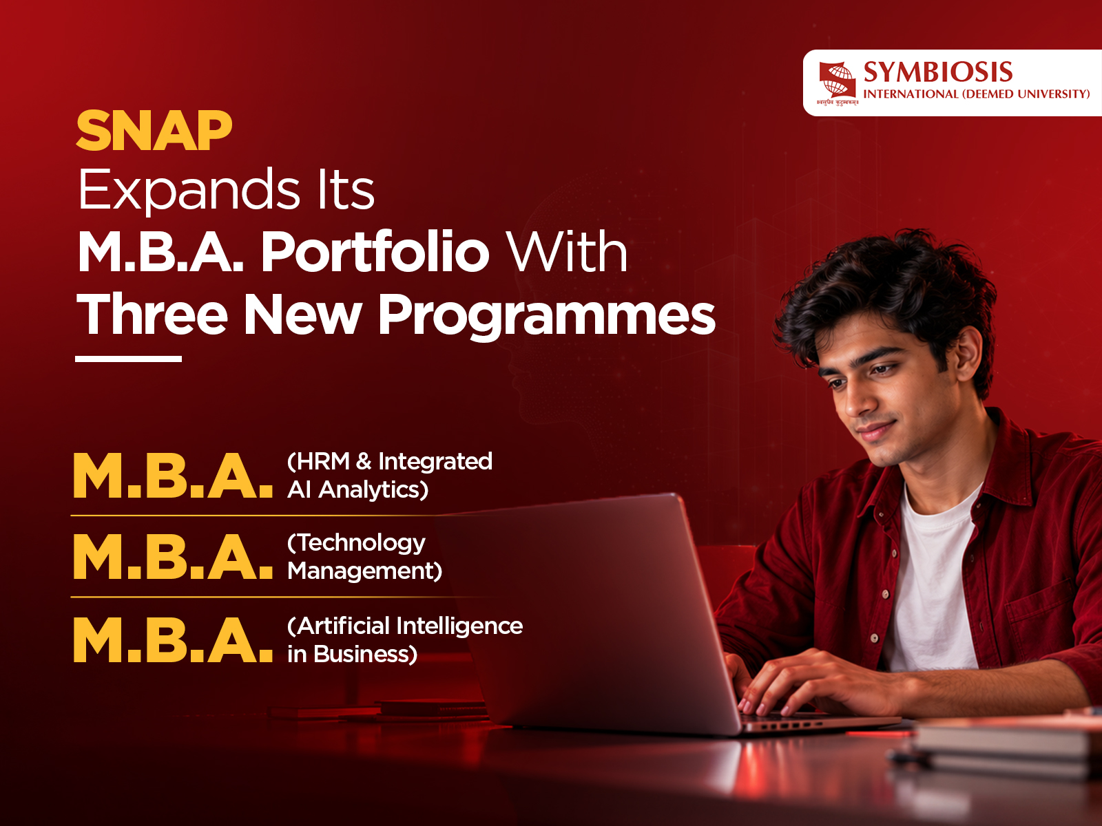 Symbiosis Expands MBA Portfolio with Three New Programmes Under SNAP 2026