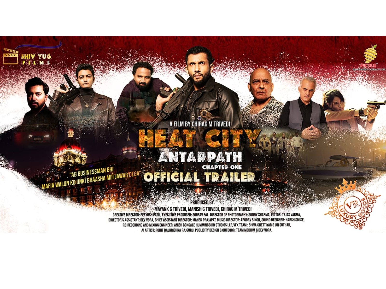 Chirag M Trivedi’s upcoming thriller brings together business, organised crime, international cartels and national security.