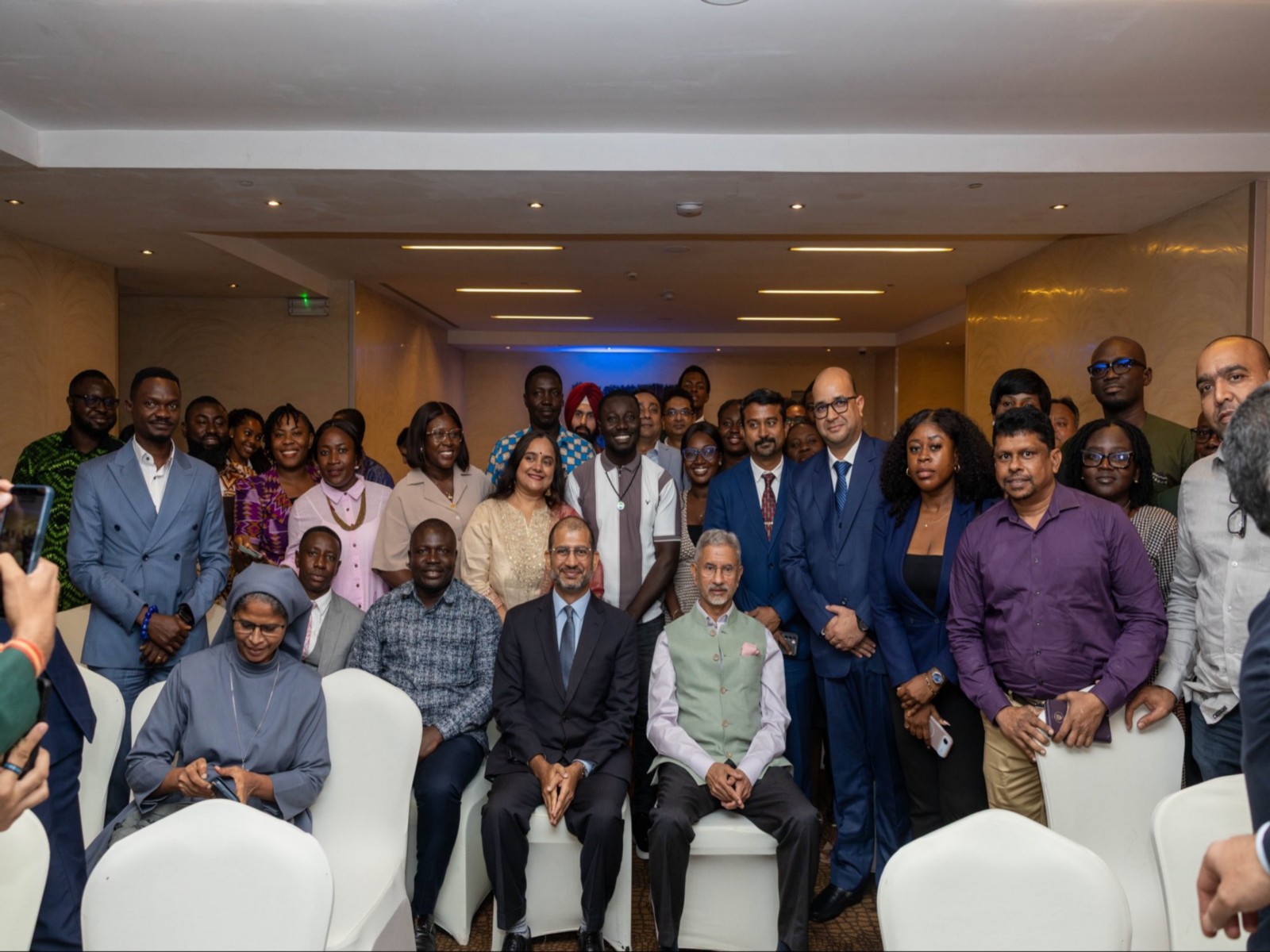 EAM S Jaishankar interacts with alumni of Indian Technical and Economic Cooperation (ITEC) program from Ghana (Photo/X/@DrSJaishankar) EAM S Jaishankar interacts with alumni of Indian Technical and Economic Cooperation (ITEC) program from Ghana (Photo/X/@DrSJaishankar)