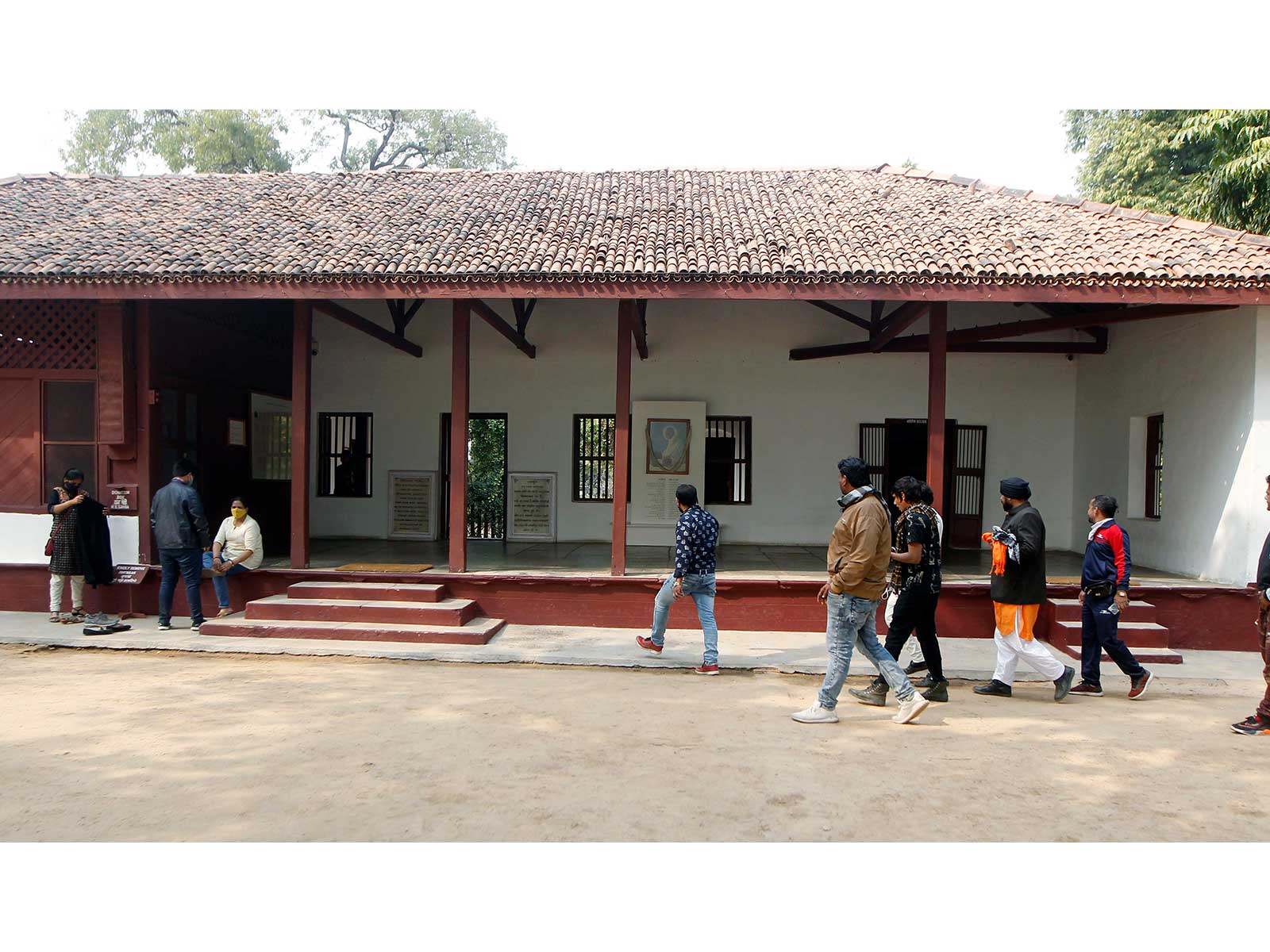 Tourists visit Gandhi Ashram after its re-opens for public (File Photo: ANI) Tourists visit Gandhi Ashram after its re-opens for public (File Photo: ANI)