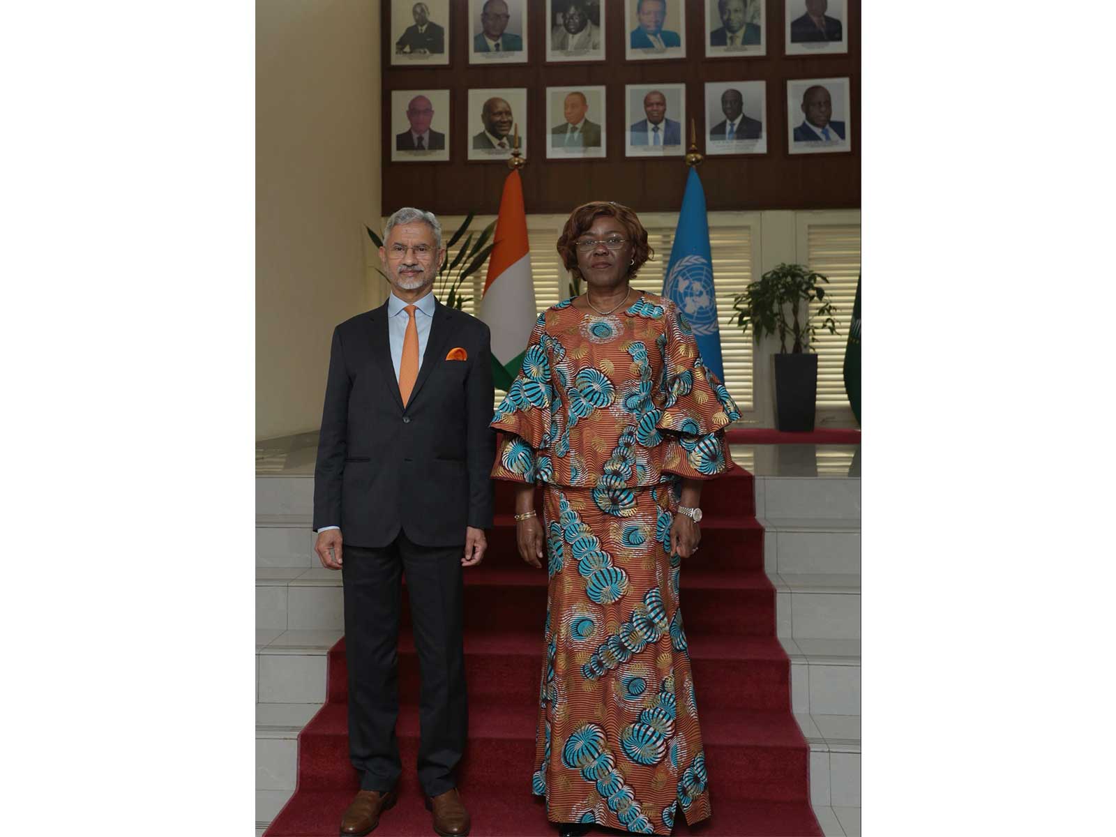 External Affairs Minister S Jaishankar met with Côte d'Ivoire's Minister of State for Foreign Affairs and International Cooperation Nialé Kaba in Abidjan (Photo: x/@DrSJaishankar) External Affairs Minister S Jaishankar met with Côte d'Ivoire's Minister of State for Foreign Affairs and International Cooperation Nialé Kaba in Abidjan (Photo: x/@DrSJaishankar)