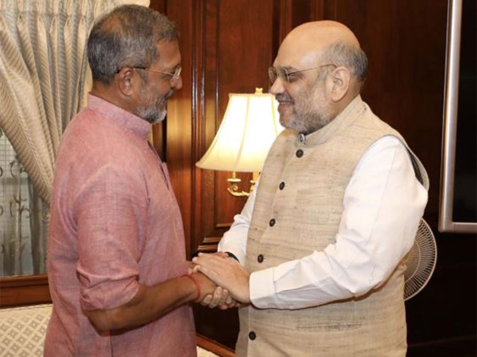 Union Home Minister Amit Shah with veteran actor Nana Patekar (Photo/X/@AmitShah) Union Home Minister Amit Shah with veteran actor Nana Patekar (Photo/X/@AmitShah)