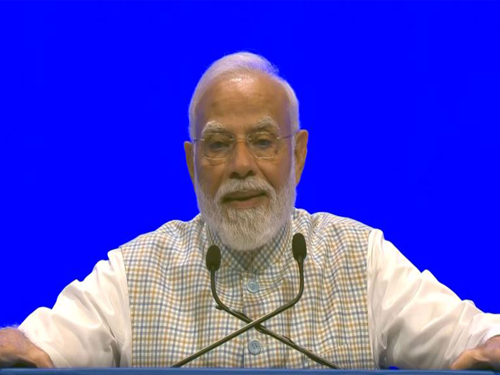 Prime Minister Narendra Modi addresses the India Mobile Congress 2026 (Photo/ANI)