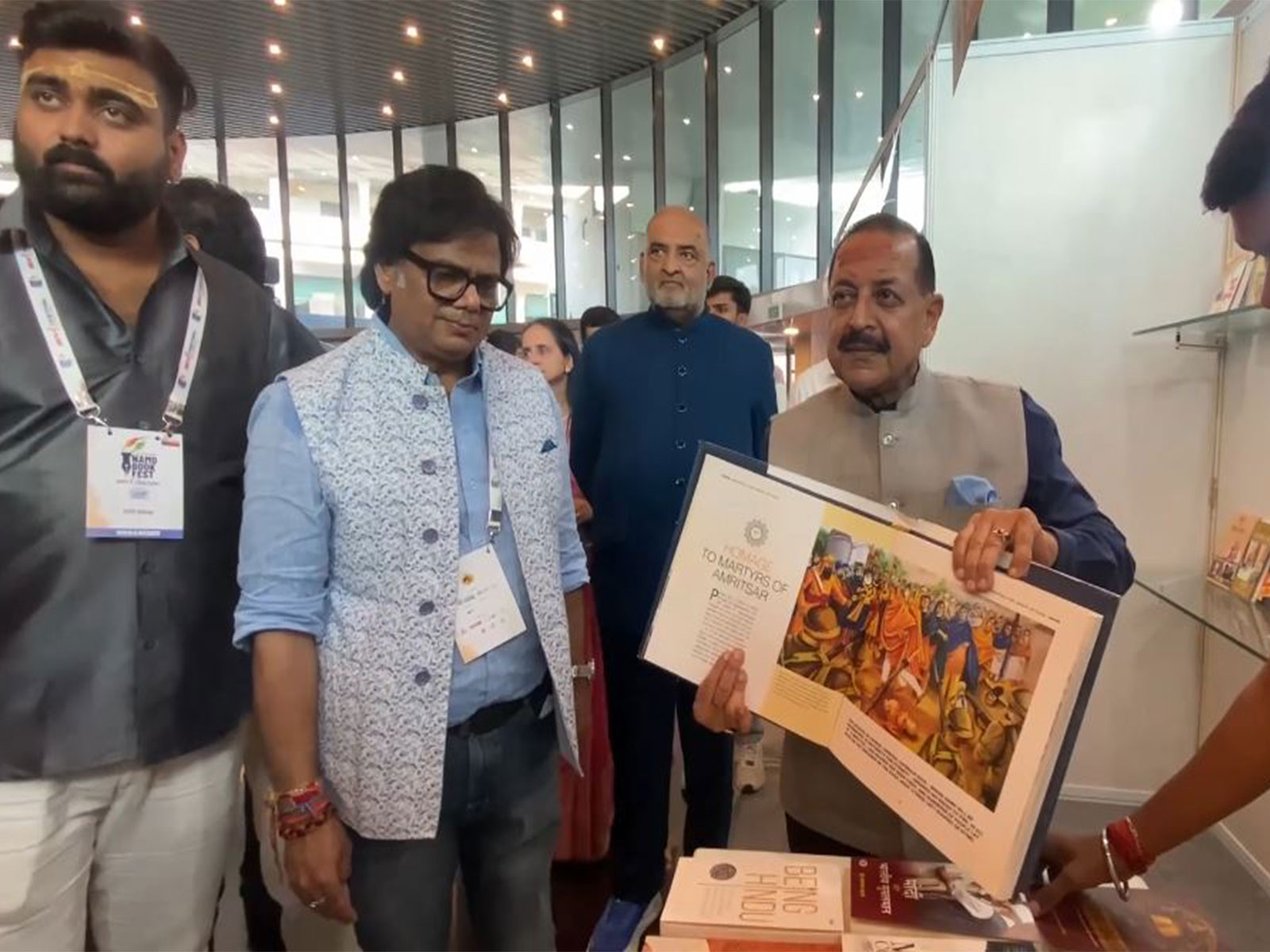 Union Minister Jitendra Singh at Namo Book Festival (Photo/ANI)