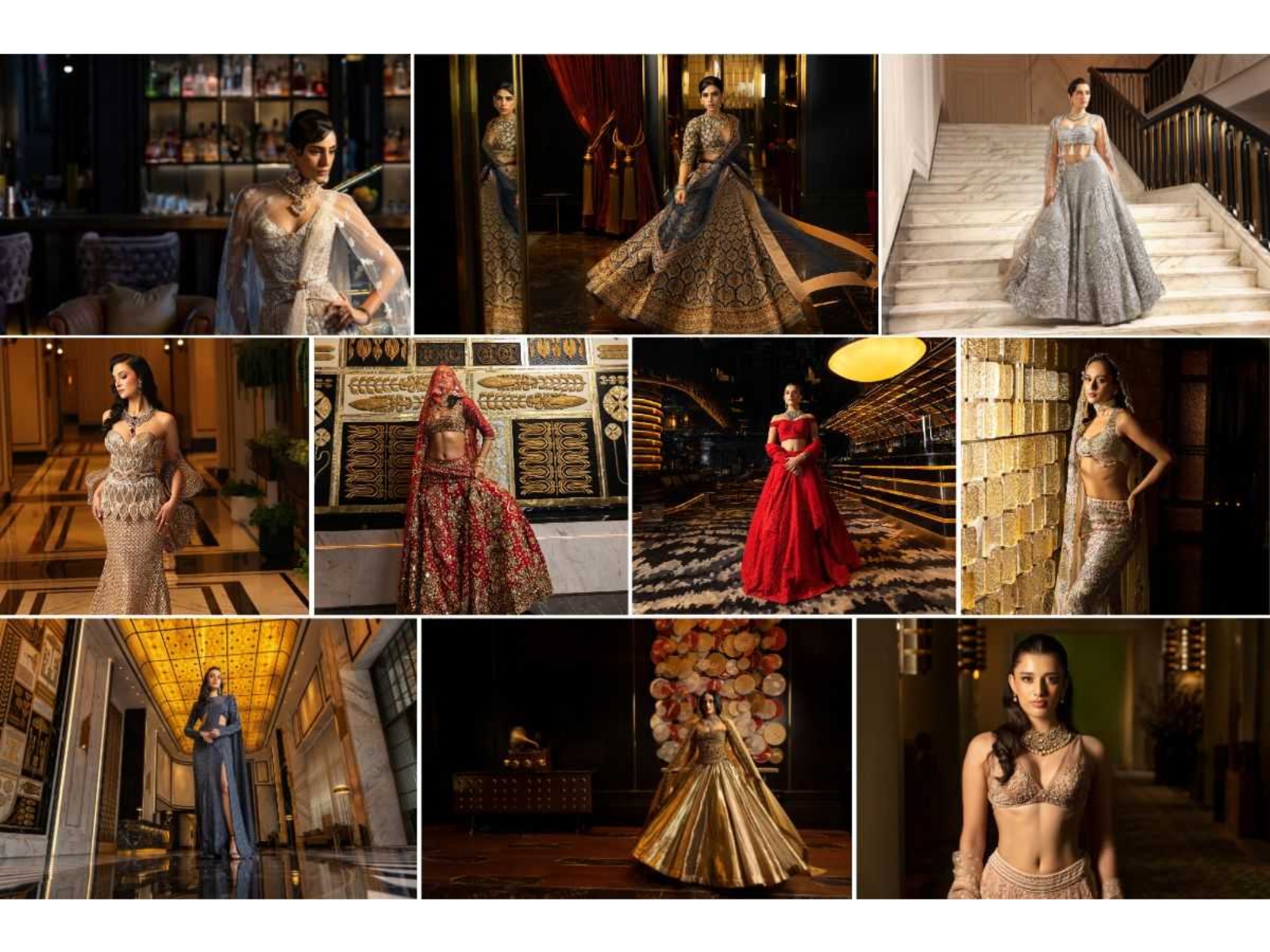 The Great Indian Wedding Bookโs sixth edition features ten leading design houses in a bridal editorial by Pravin Talan, Tanya Ghavri and Shradha Luthra. The Great Indian Wedding Bookโs sixth edition features ten leading design houses in a bridal editorial by Pravin Talan, Tanya Ghavri and Shradha Luthra.