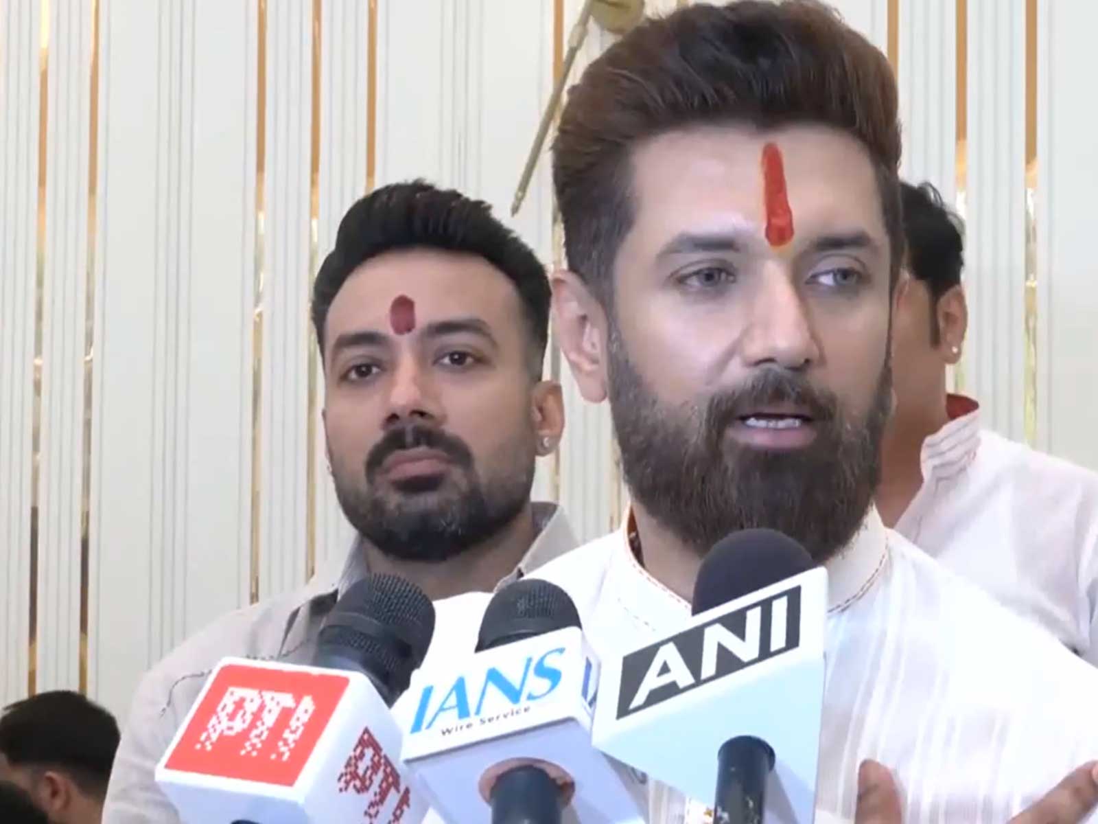 Union Minister of Food Processing Industries Chirag Paswan (Photo/ANI) Union Minister of Food Processing Industries Chirag Paswan (Photo/ANI)