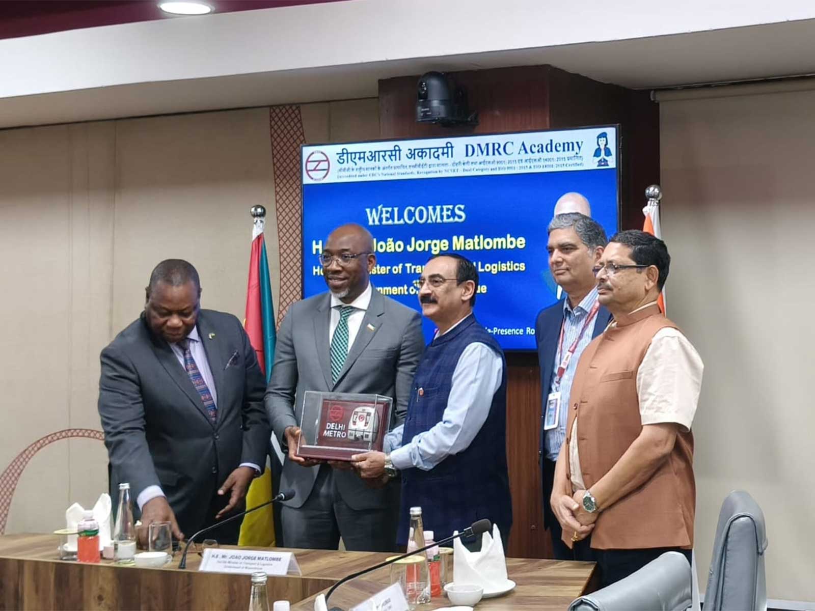 Mozambique Transport Minister João Jorge Matlombe visits Delhi Metro Academy in New Delhi (Photo: x/@OfficialDMRC) Mozambique Transport Minister João Jorge Matlombe visits Delhi Metro Academy in New Delhi (Photo: x/@OfficialDMRC)