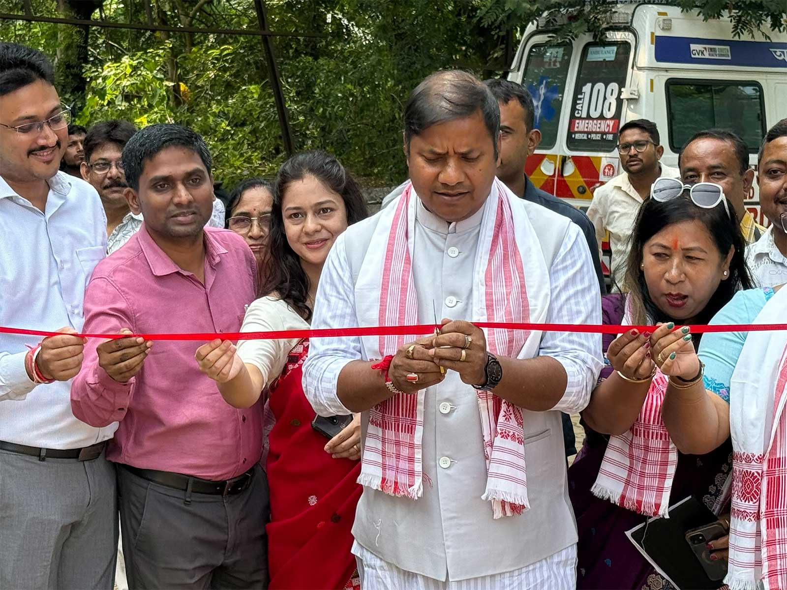 Inauguration of Health and Wellness Camp at Chandrapur (Photo/X@MetroNhm)