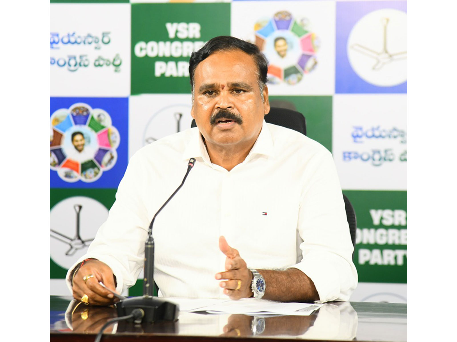 YSRCP Tadepalligudem Constituency Coordinator Vaddi Raghuram (Photo/YSRCP)