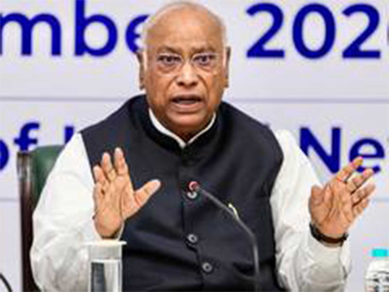Congress president Mallikarjun Kharge (File photo/ ANI)
