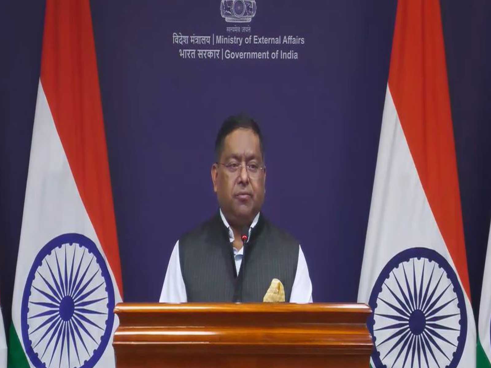 Ministry of External Affairs Spokesperson Randhir Jaiswal (Photo/Youtube@MEAIndia)