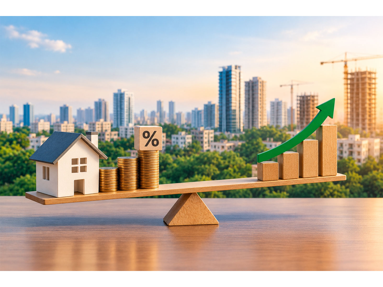 India’s property market balances rising borrowing costs with long-term growth opportunities India’s property market balances rising borrowing costs with long-term growth opportunities