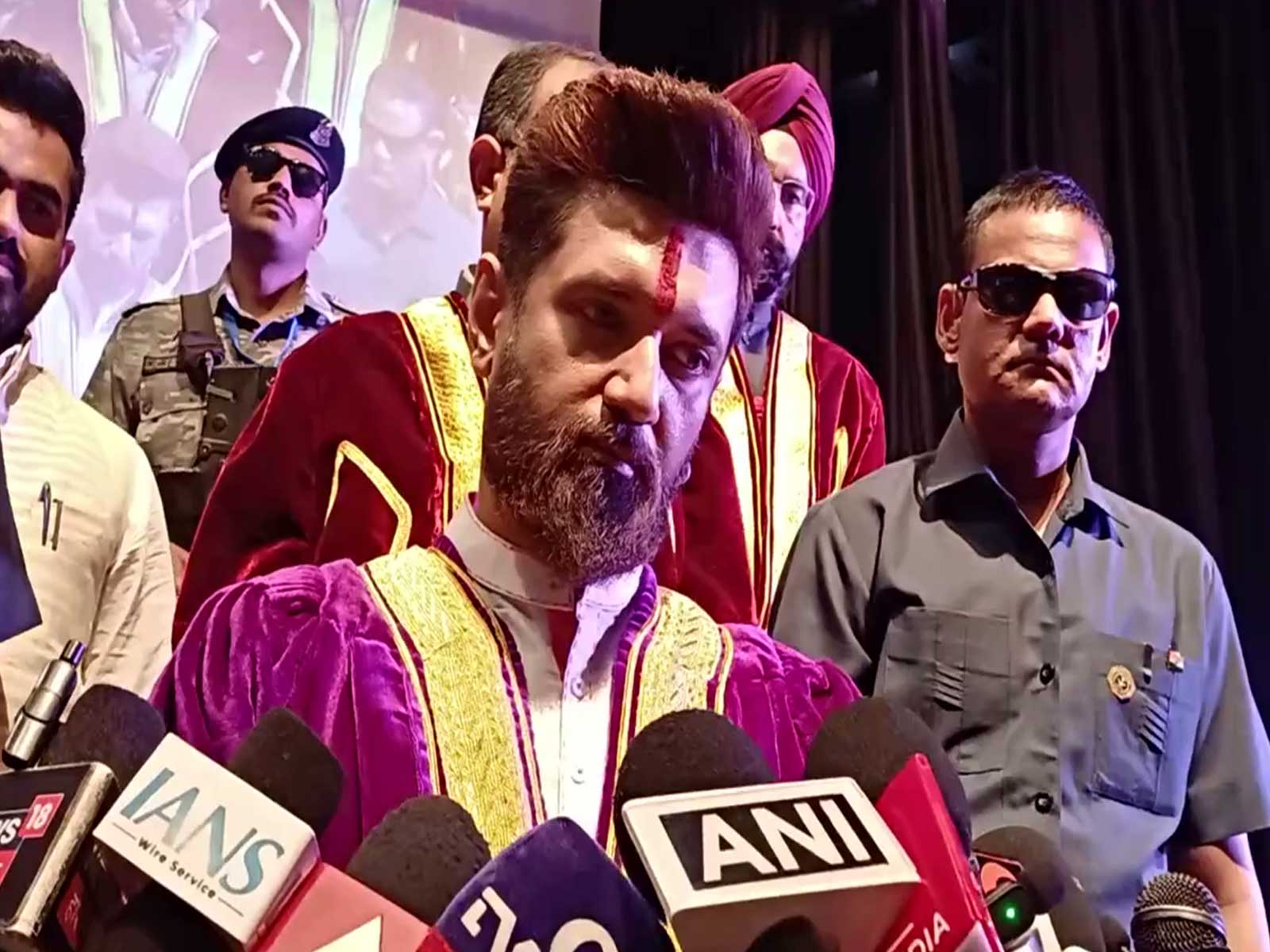 Union Minister Chirag Paswan (Photo/ANI)