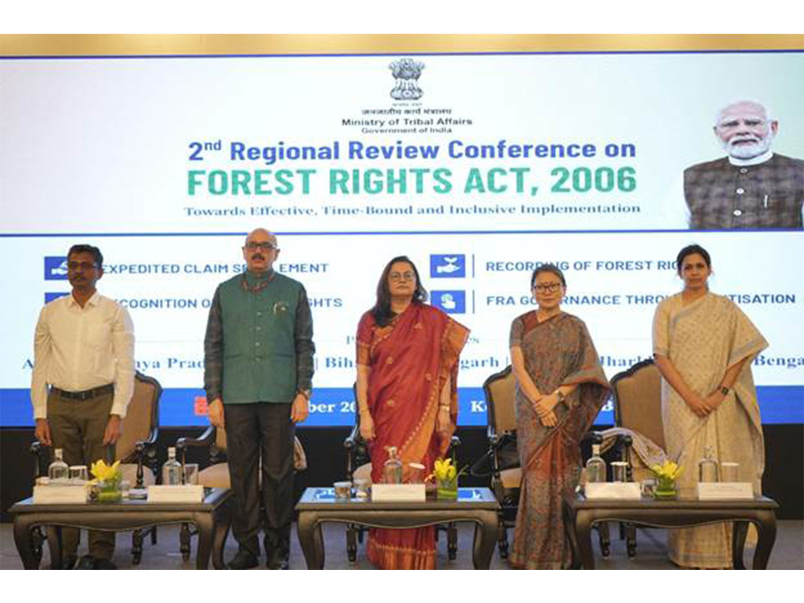Second Regional Review Conference on implementation of Forest Rights Act (Photo/Ministry of Tribal Affairs)